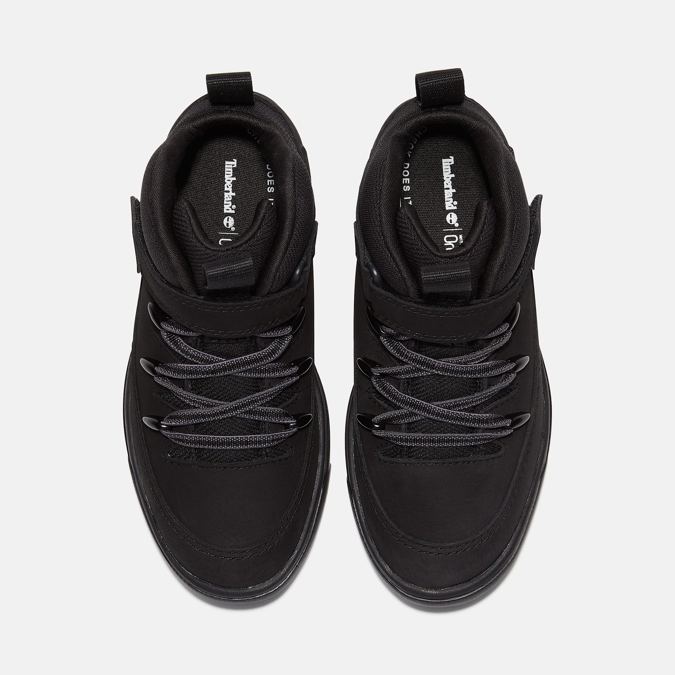 Sneaker con Velcro Lisbon Street Mid da Bambino dal 305 al 35 in nero TBL nero ALT2