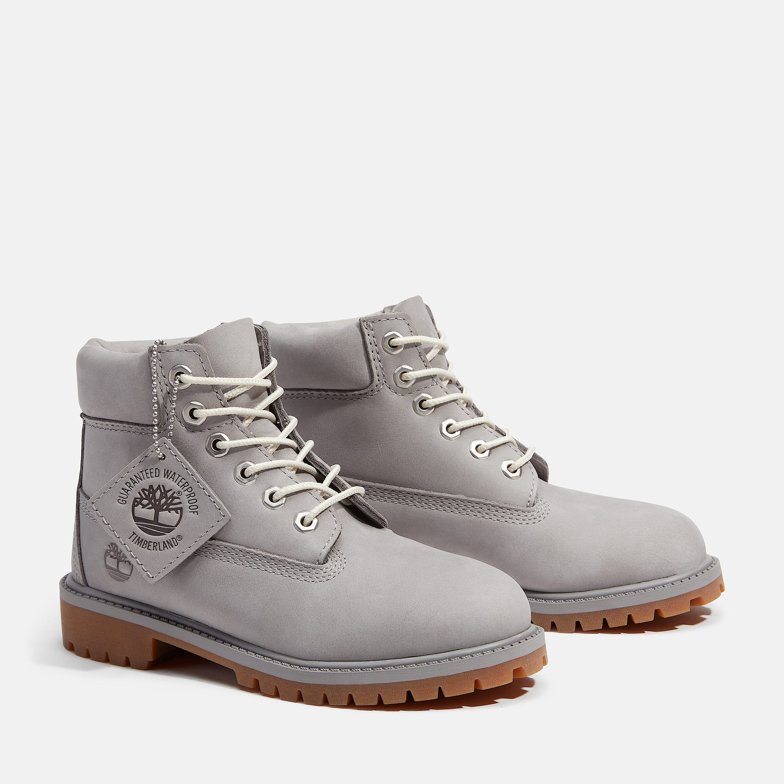 6Inch Boot impermable Timberland Premium pour enfant en gris TBL gris ALT4