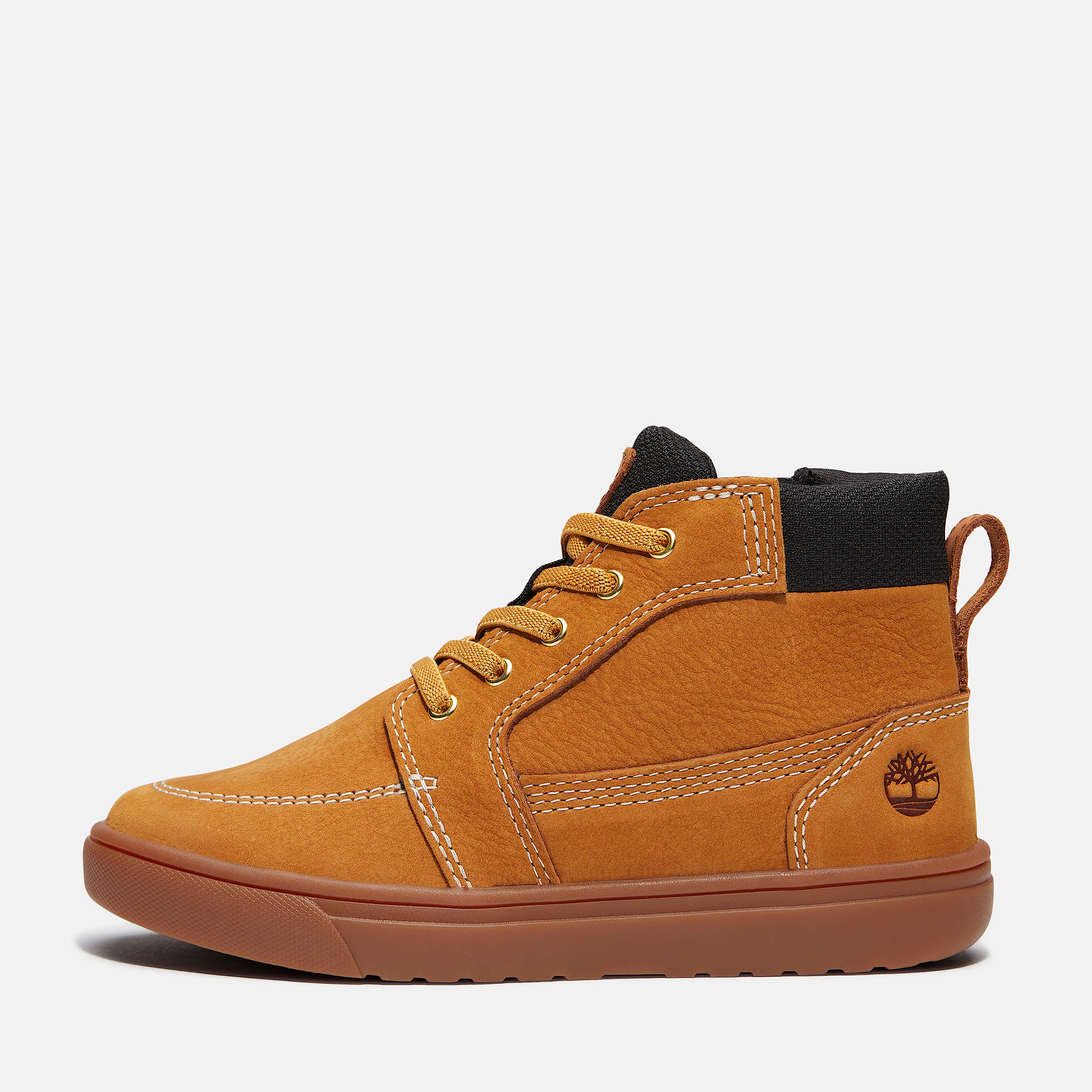 Halbhoher Lissabon Street Sneaker mit Reiverschluss fr Jugendliche in Gelb TBL Gelb ALT8