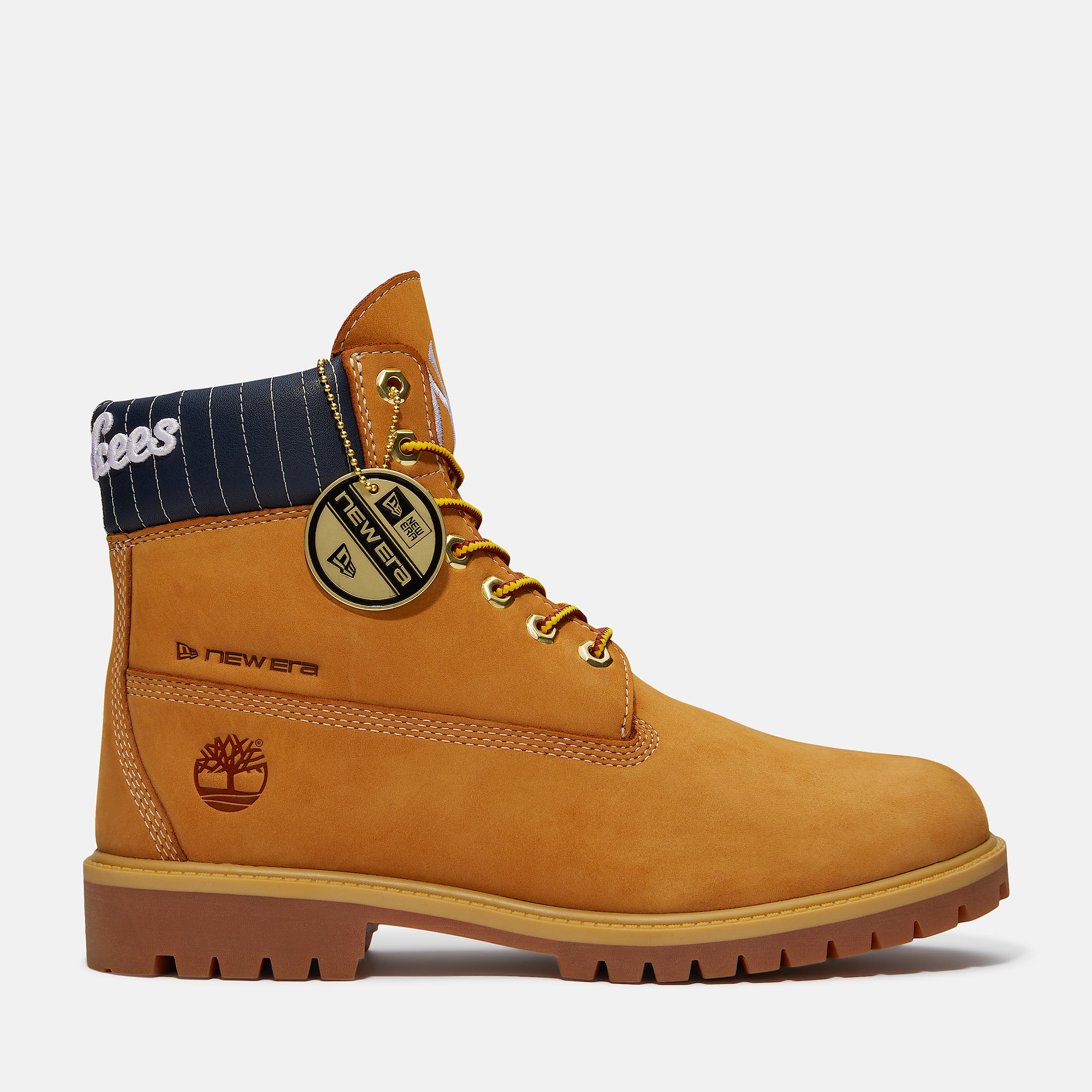 6inch Boot impermable Heritage Timberland x New Era Yankees pour homme en jaunebleu fonc TBL jaune HERO
