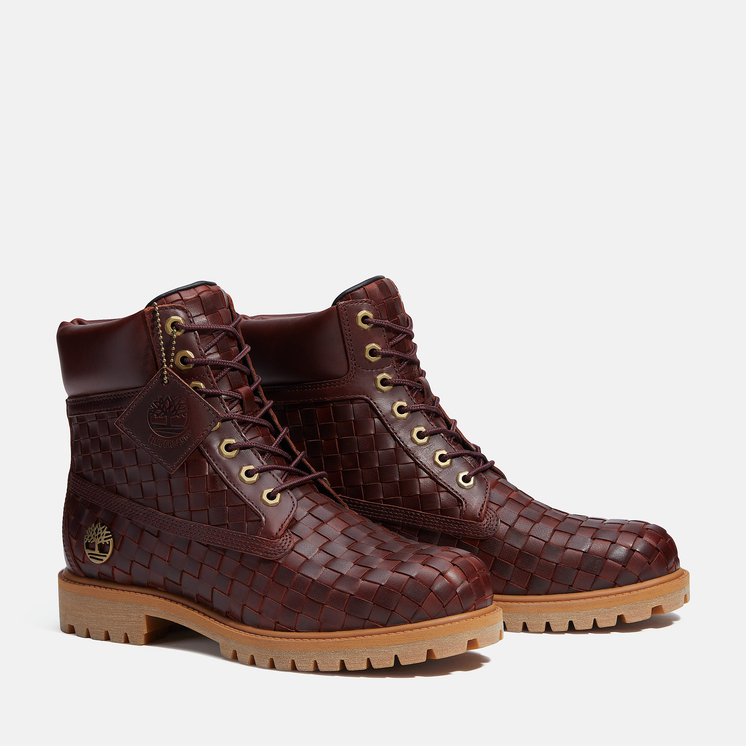 Timberland Premium 6Inch Boot for Men in Burgundy TBL Burgundy ALT4