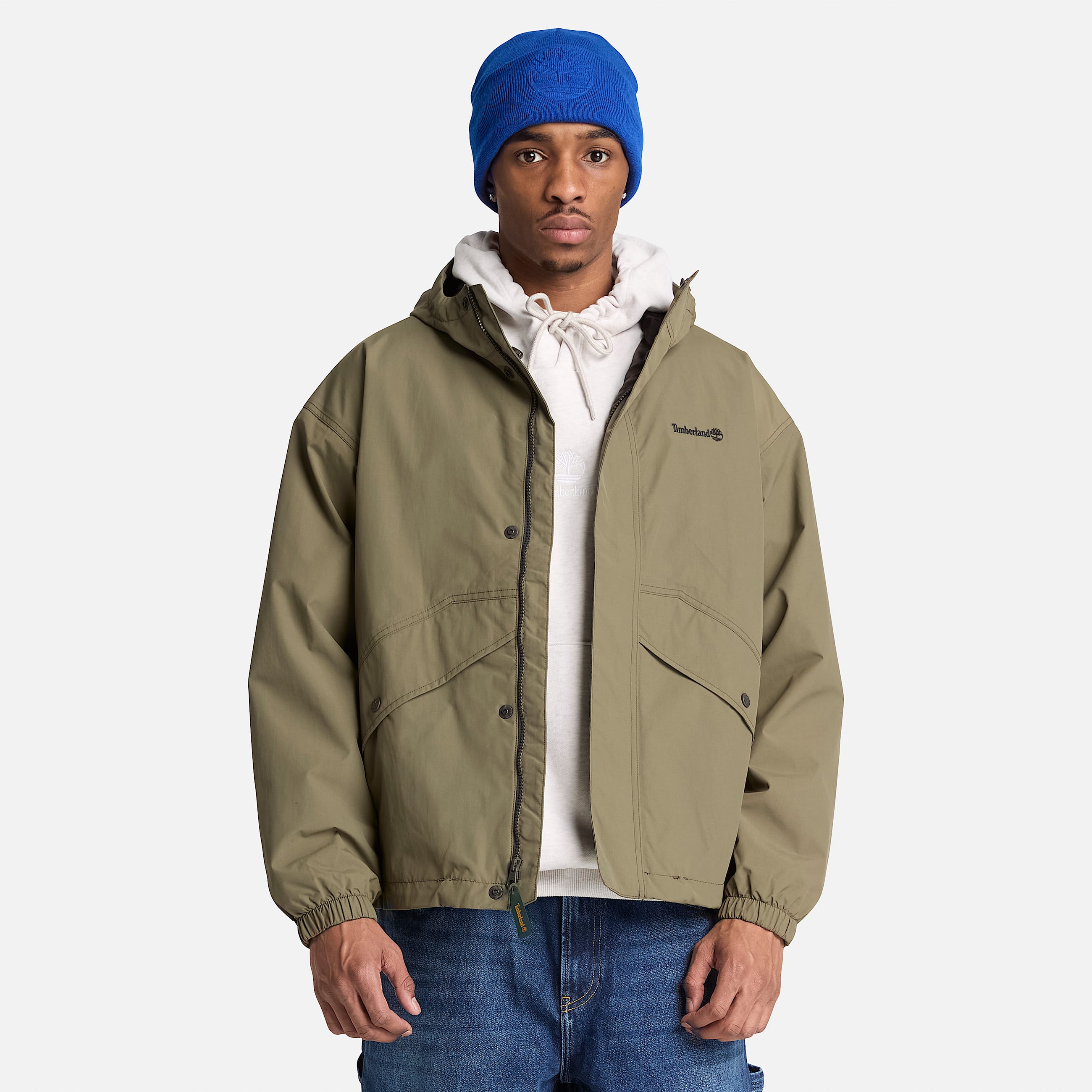 Wasserdichte Weatherline ShellJacke fr Herren in Dunkelgrn TBL Grn ALT1