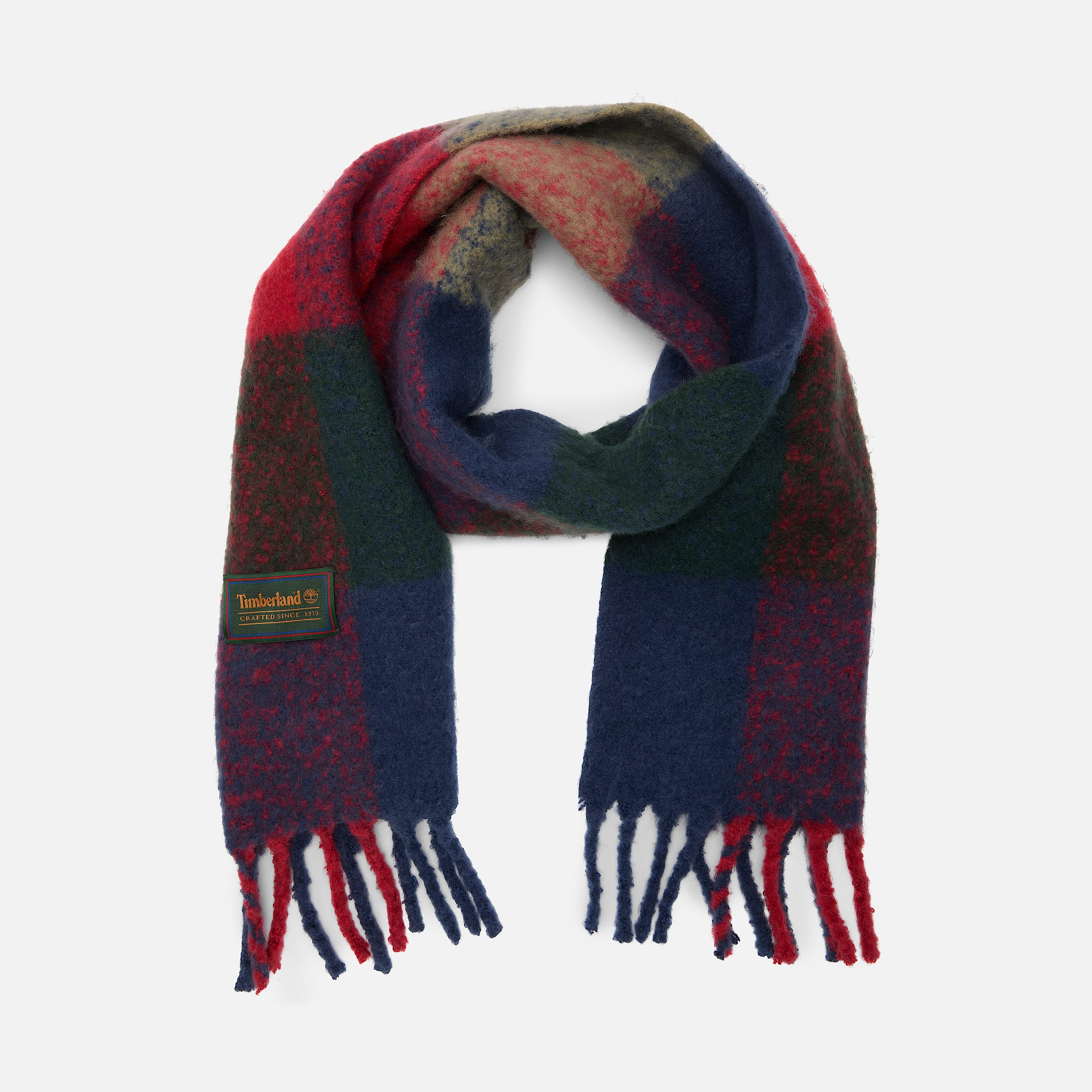 Woven Tassel Scarf for Women in Dark Blue TBL Blue HERO