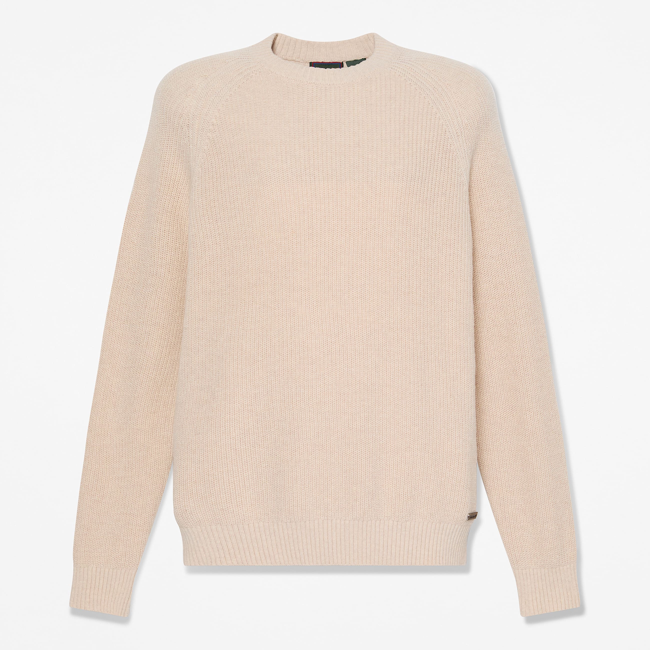 Baumwollpullover mit Rundhalsausschnitt fr Herren in Hellbeige TBL Beige HERO