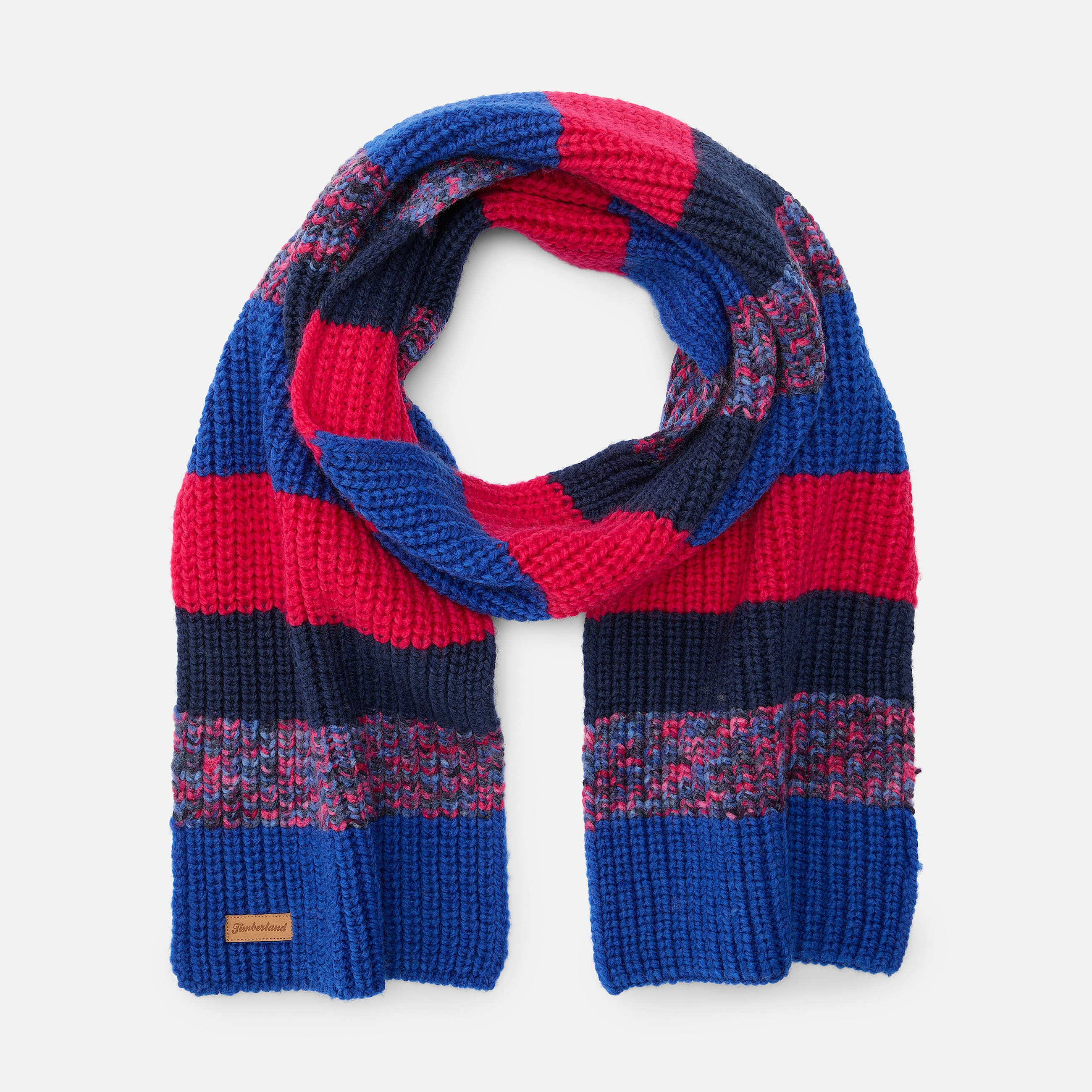 Chunky Knit Scarf for Women in Blue TBL Blue HERO
