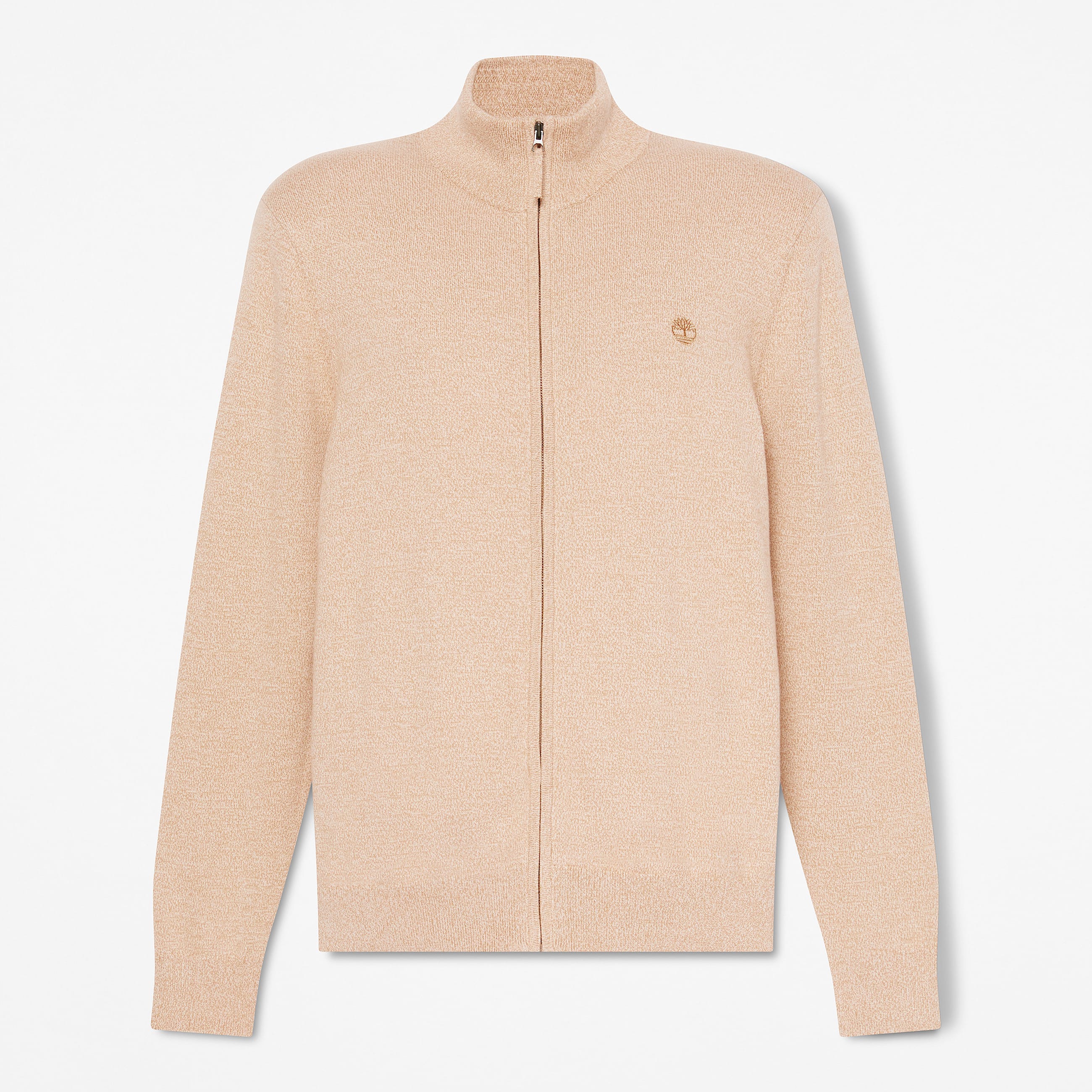 Williams River Cotton FullZip Jumper for Men in Light Beige TBL Beige HERO