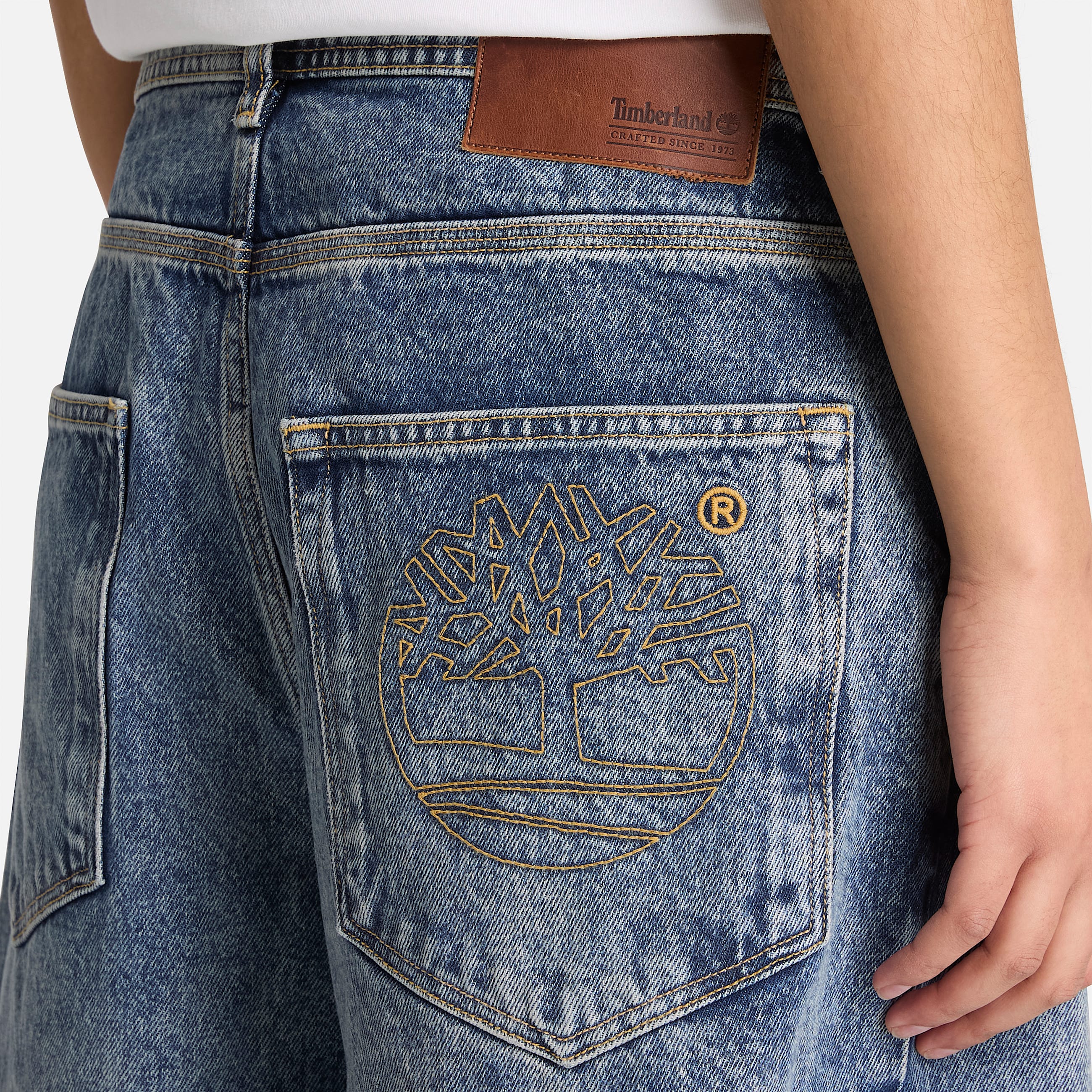 Denim Jorts in Light Blue TBL Blue ALT4