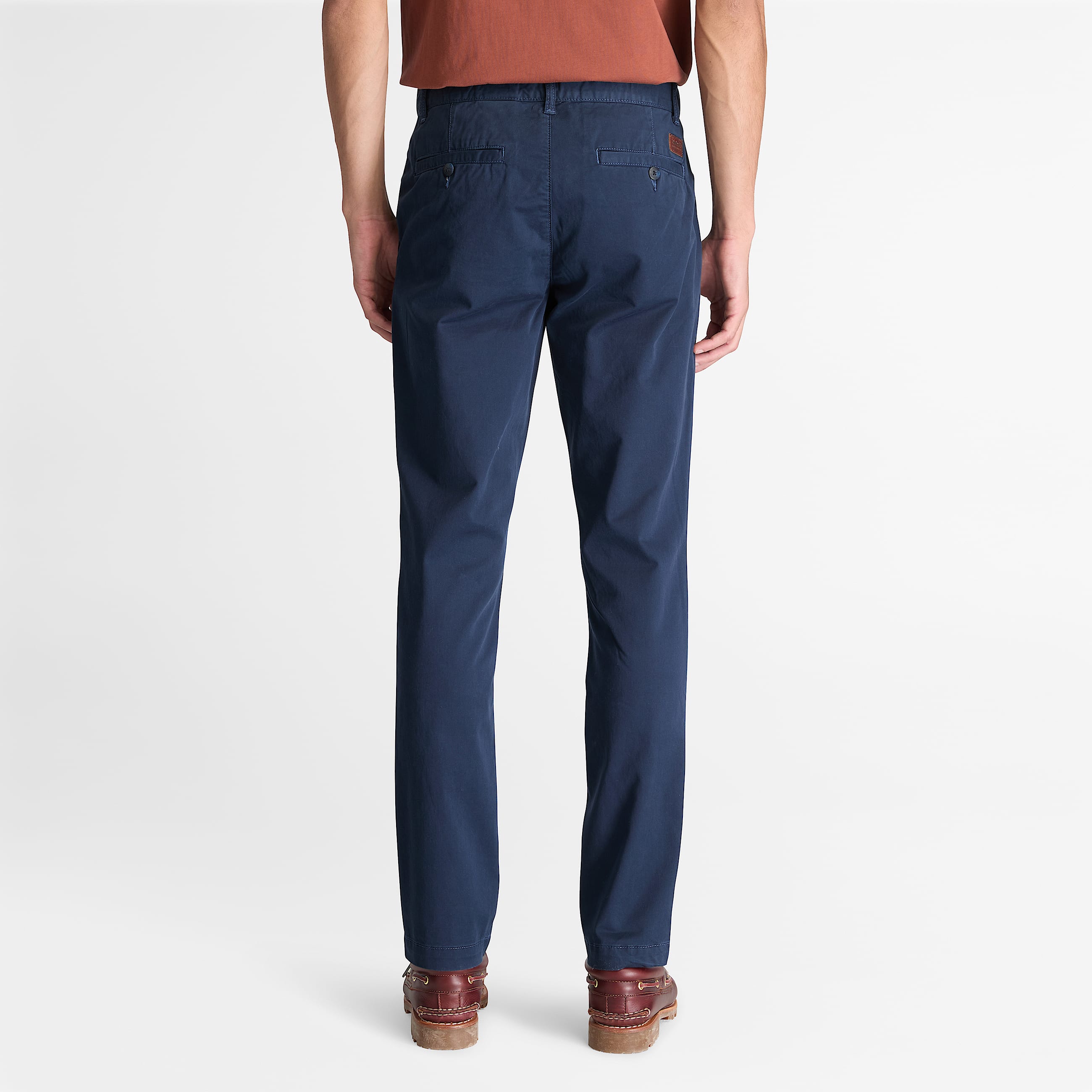 Claremont Chinohose aus Twill mit schmalem Bein fr Herren in Dunkelblau TBL Blau ALT8