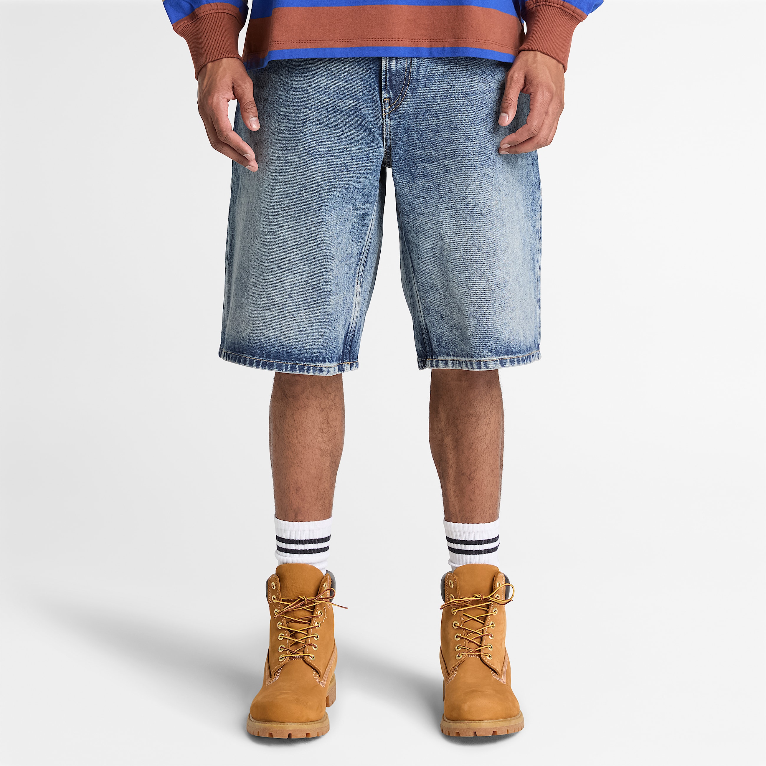 Denim Jorts in Light Blue TBL Blue ALT3