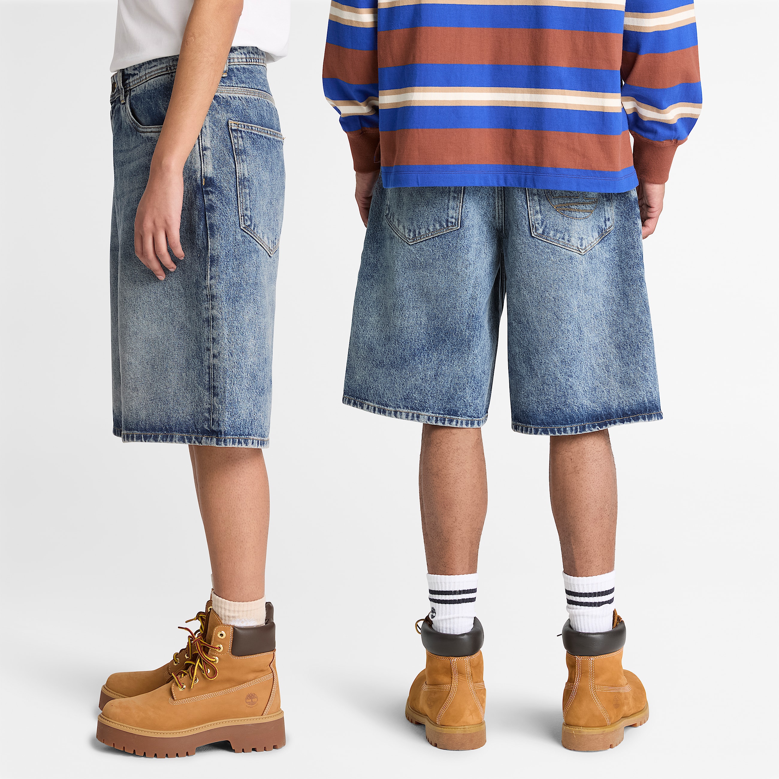 Denim Jorts in Light Blue TBL Blue ALT2