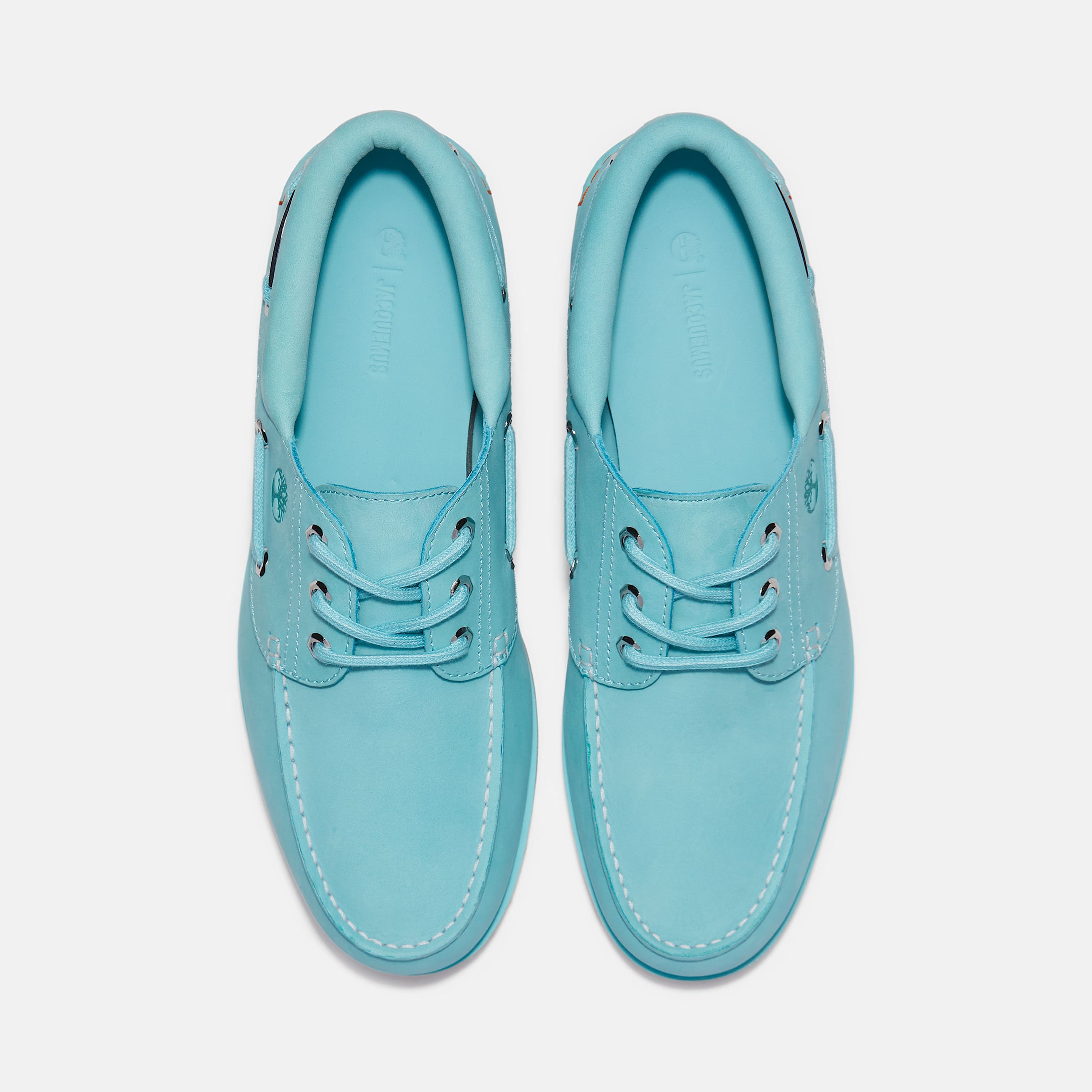 Chaussure bateau Authentic Timberland x Jacquemus en bleu clair TBL bleu ALT2