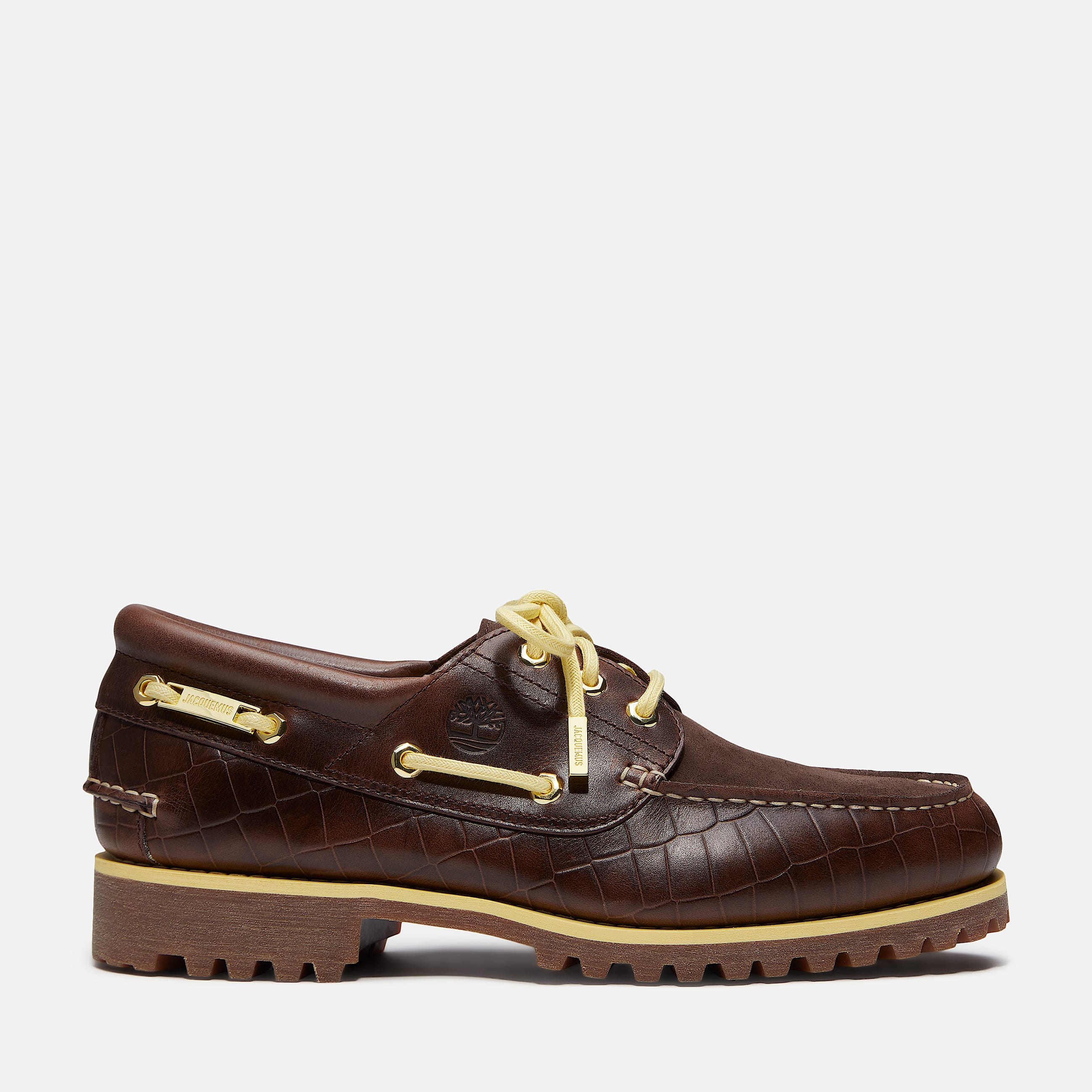 Timberland x Jacquemus Authentic Bootschoen in donkerbruin TBL bruin HERO