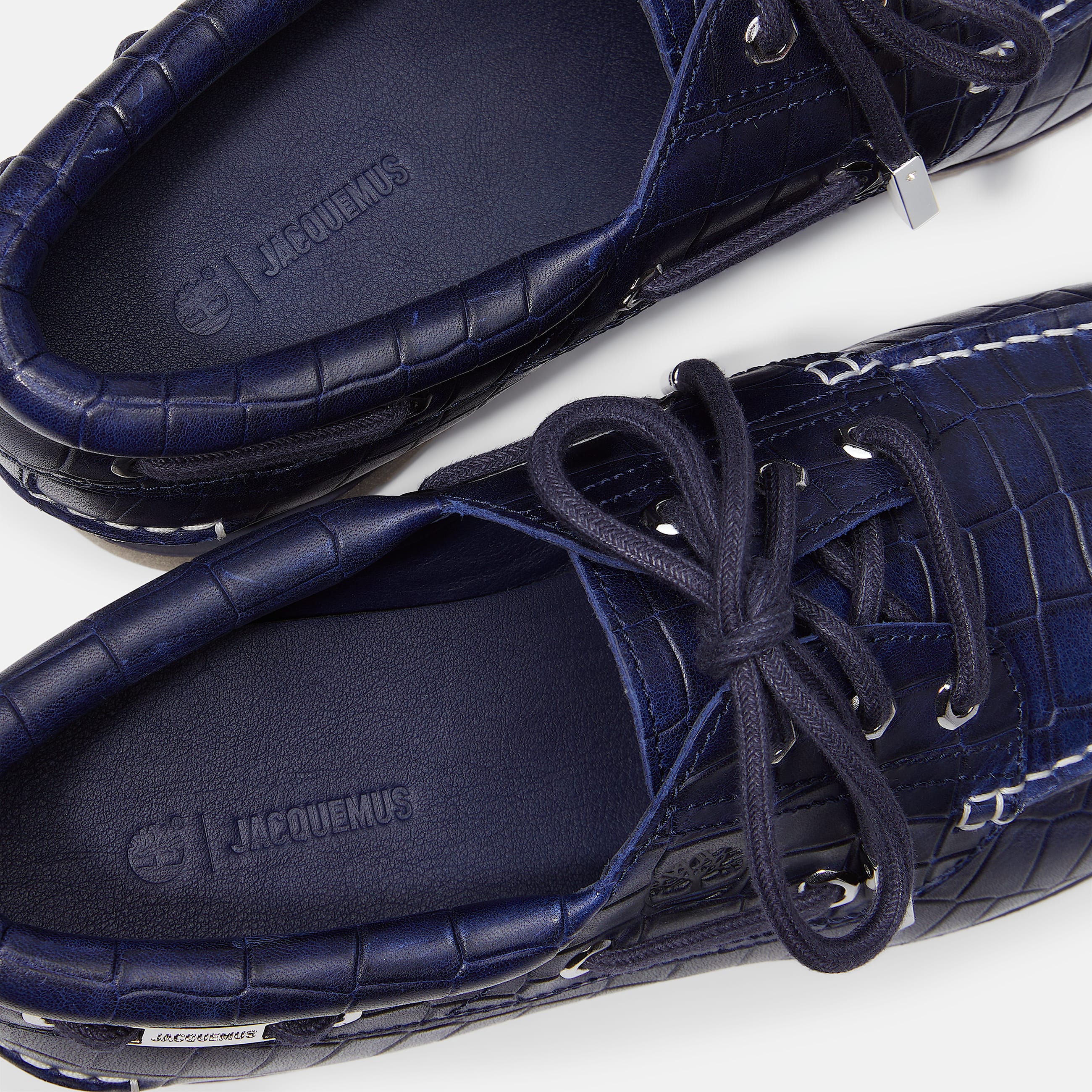 Timberland x Jacquemus Authentic Bootschoen in donkerblauw TBL blauw ALT10