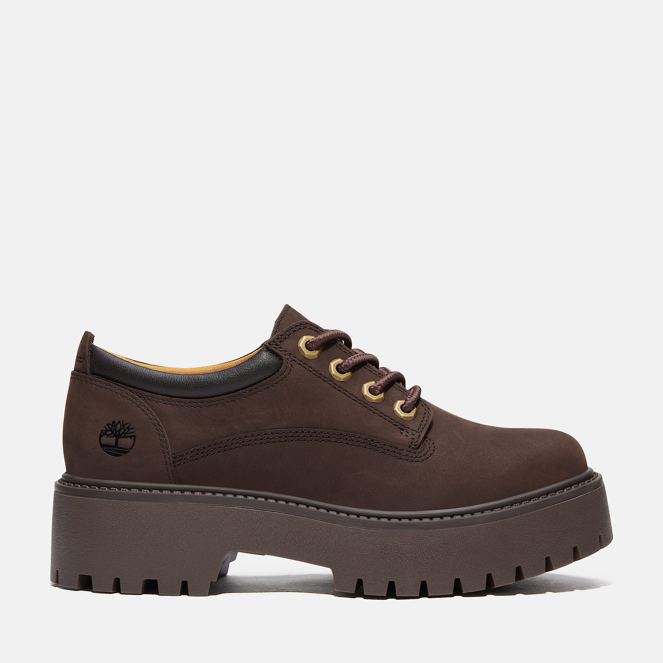 Stone Street Platform Shoe for Women in Dark Brown TBL Brown HERO