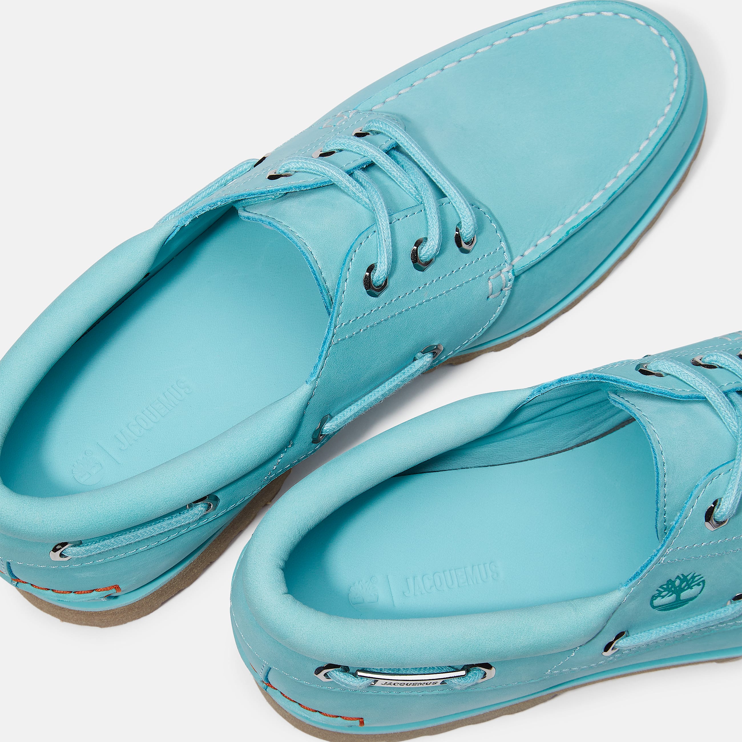 Chaussure bateau Authentic Timberland x Jacquemus en bleu clair TBL bleu ALT8