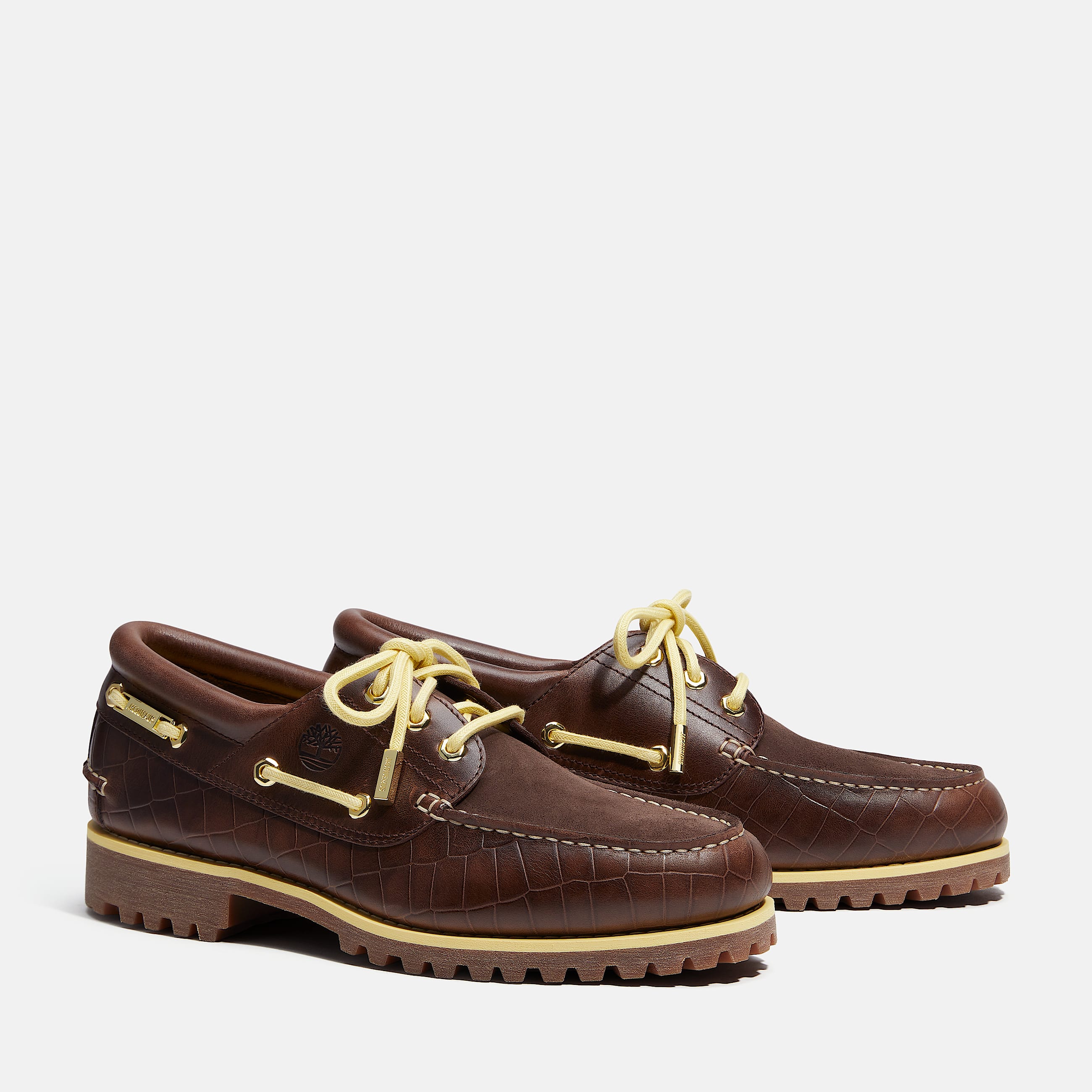 Timberland x Jacquemus Authentic Bootschoen in donkerbruin TBL bruin ALT4