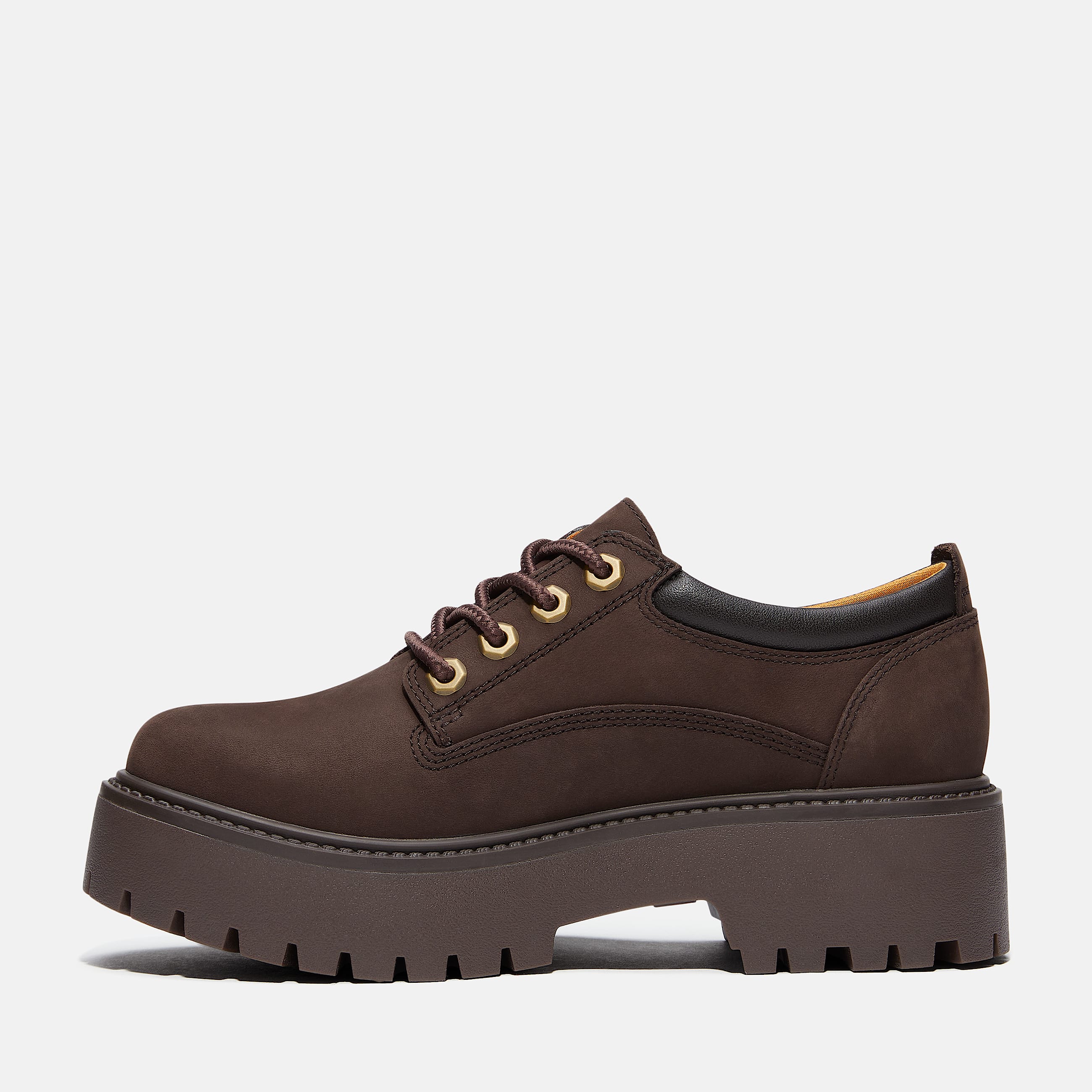Stone Street Platform Shoe for Women in Dark Brown TBL Brown ALT6