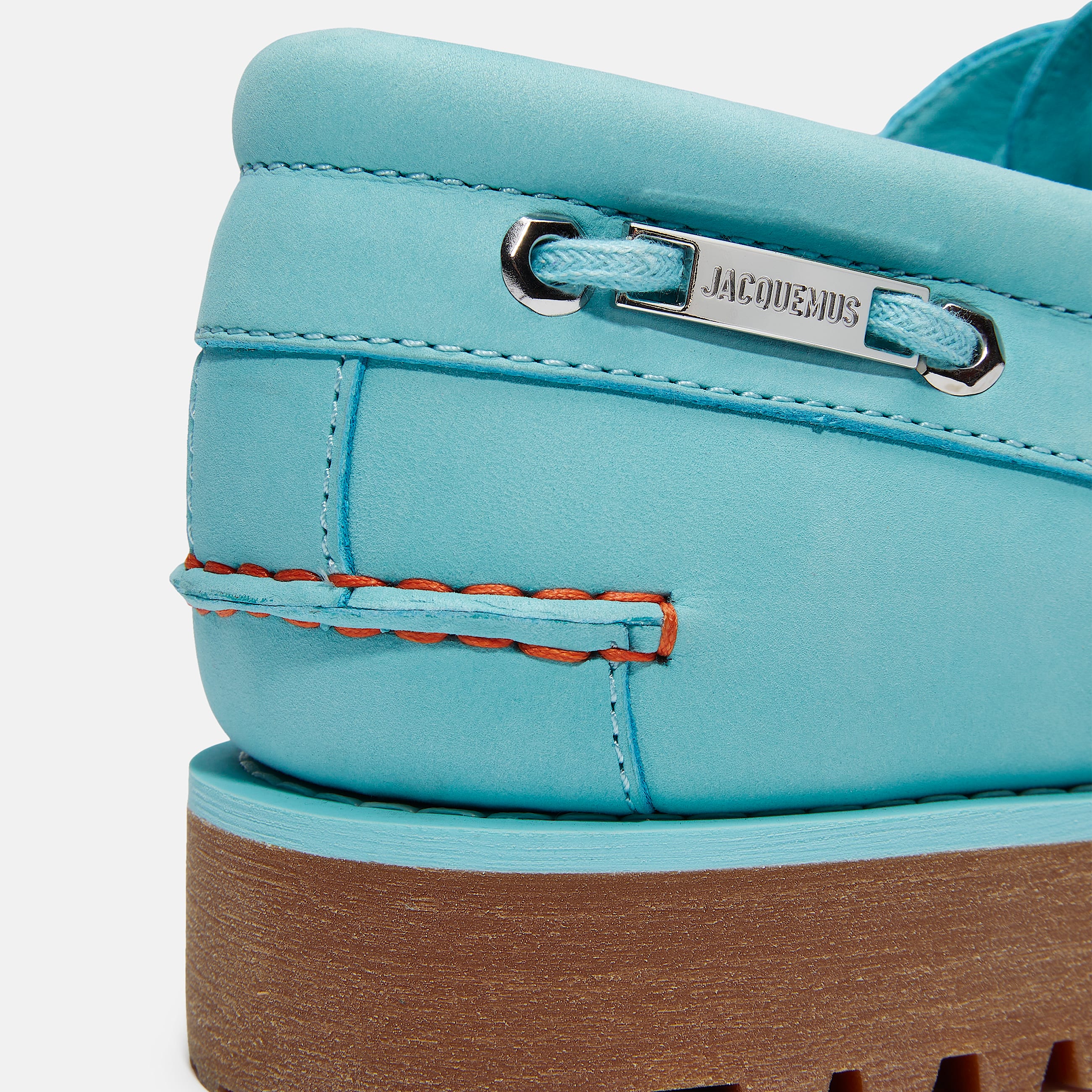 Chaussure bateau Authentic Timberland x Jacquemus en bleu clair TBL bleu ALT7