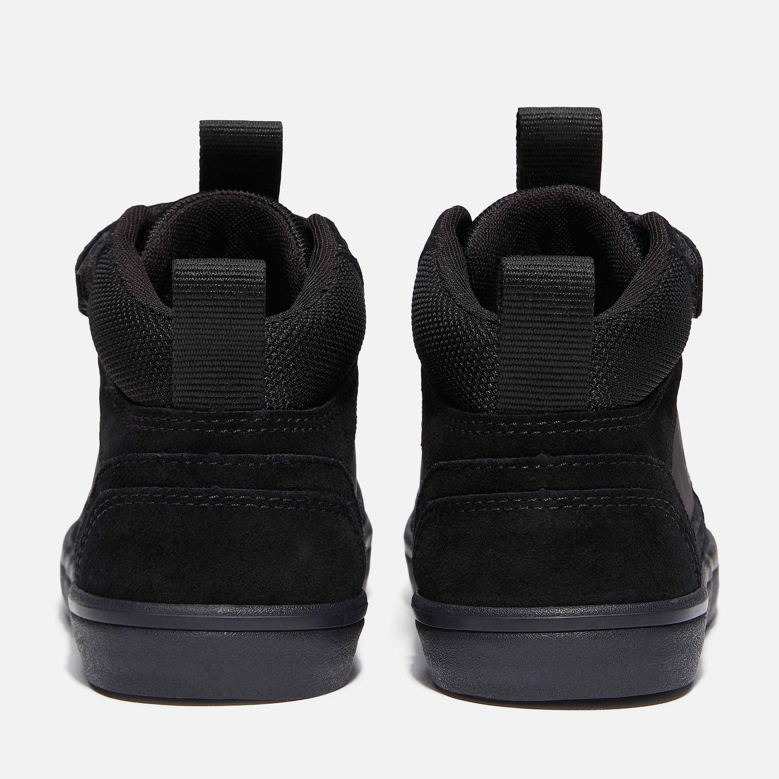 Stone Jump Mid HookandLoop Trainer for Junior in Black TBL Black ALT5