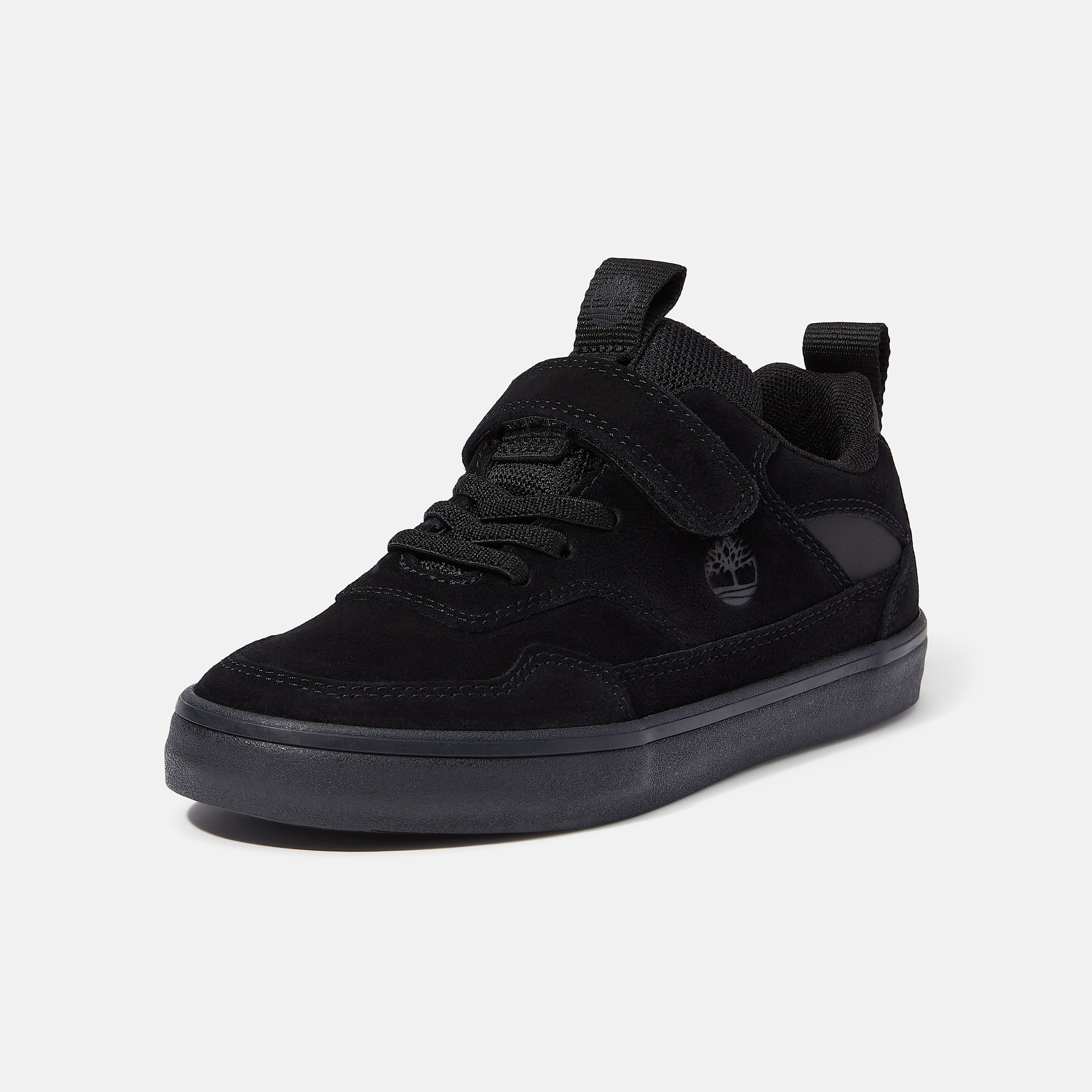 Stone Jump HookandLoop Trainer for Junior in Black TBL Black ALT9