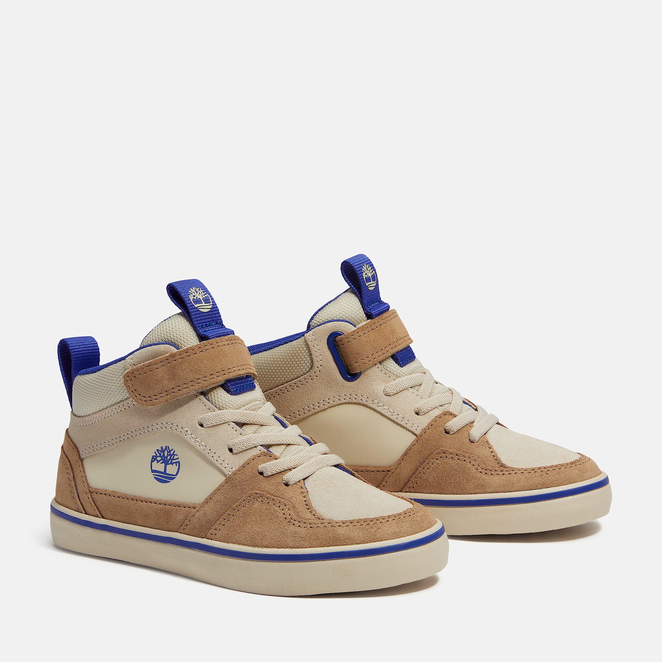 Stone Jump Mid HookandLoop Trainer for Toddler in Beige TBL Beige ALT4