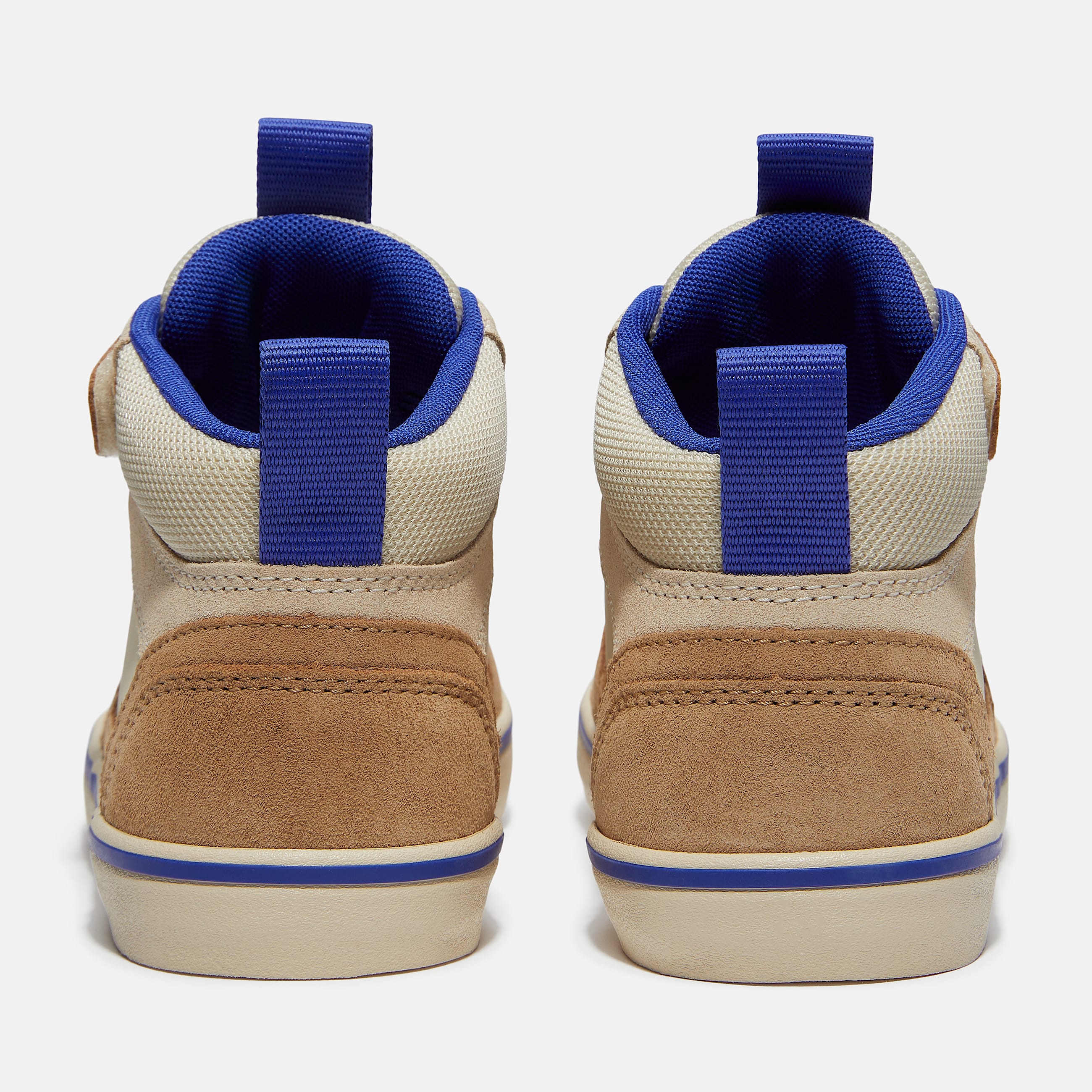 Stone Jump Mid HookandLoop Trainer for Junior in Beige TBL Beige ALT5
