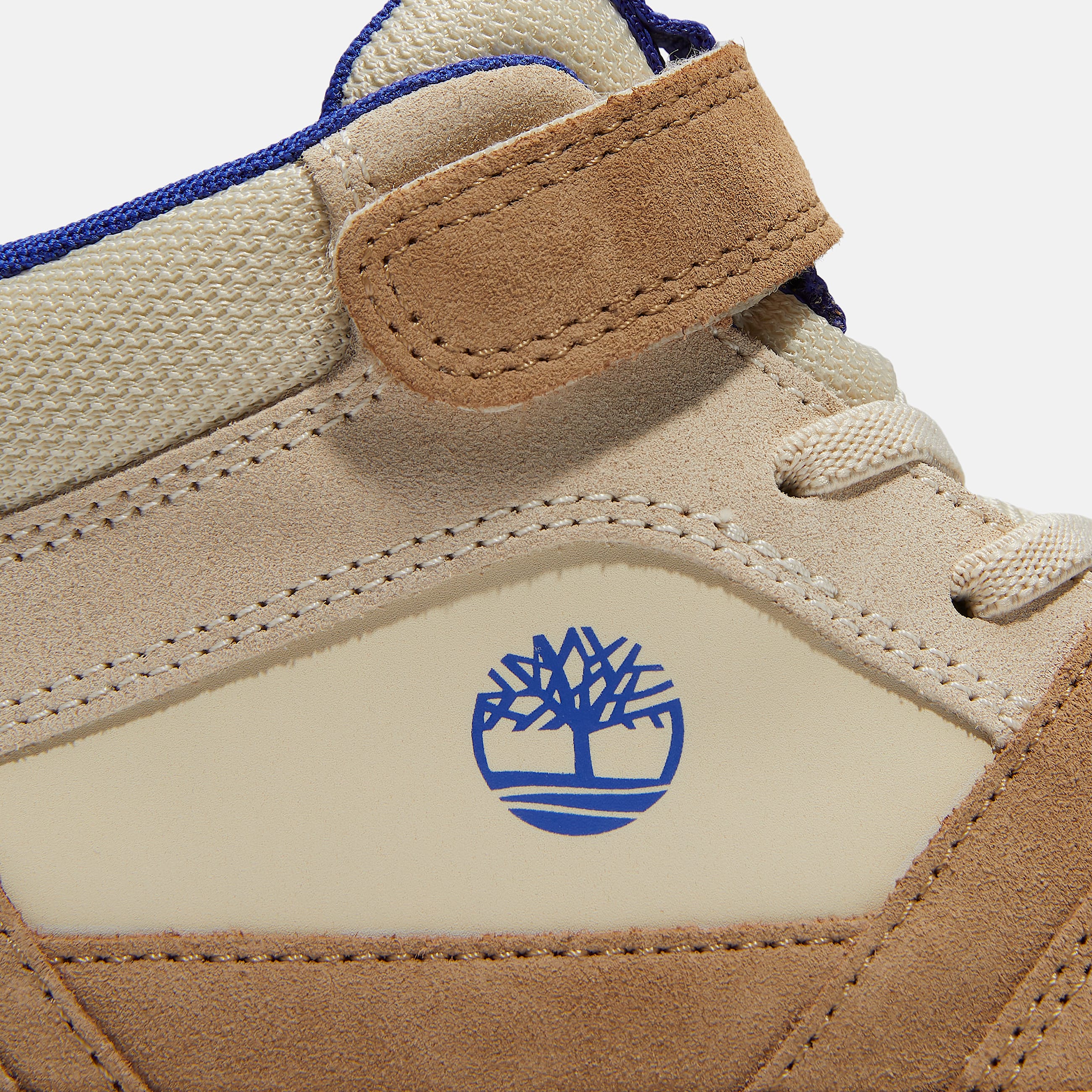 Stone Jump Mid HookandLoop Trainer for Junior in Beige TBL Beige ALT7