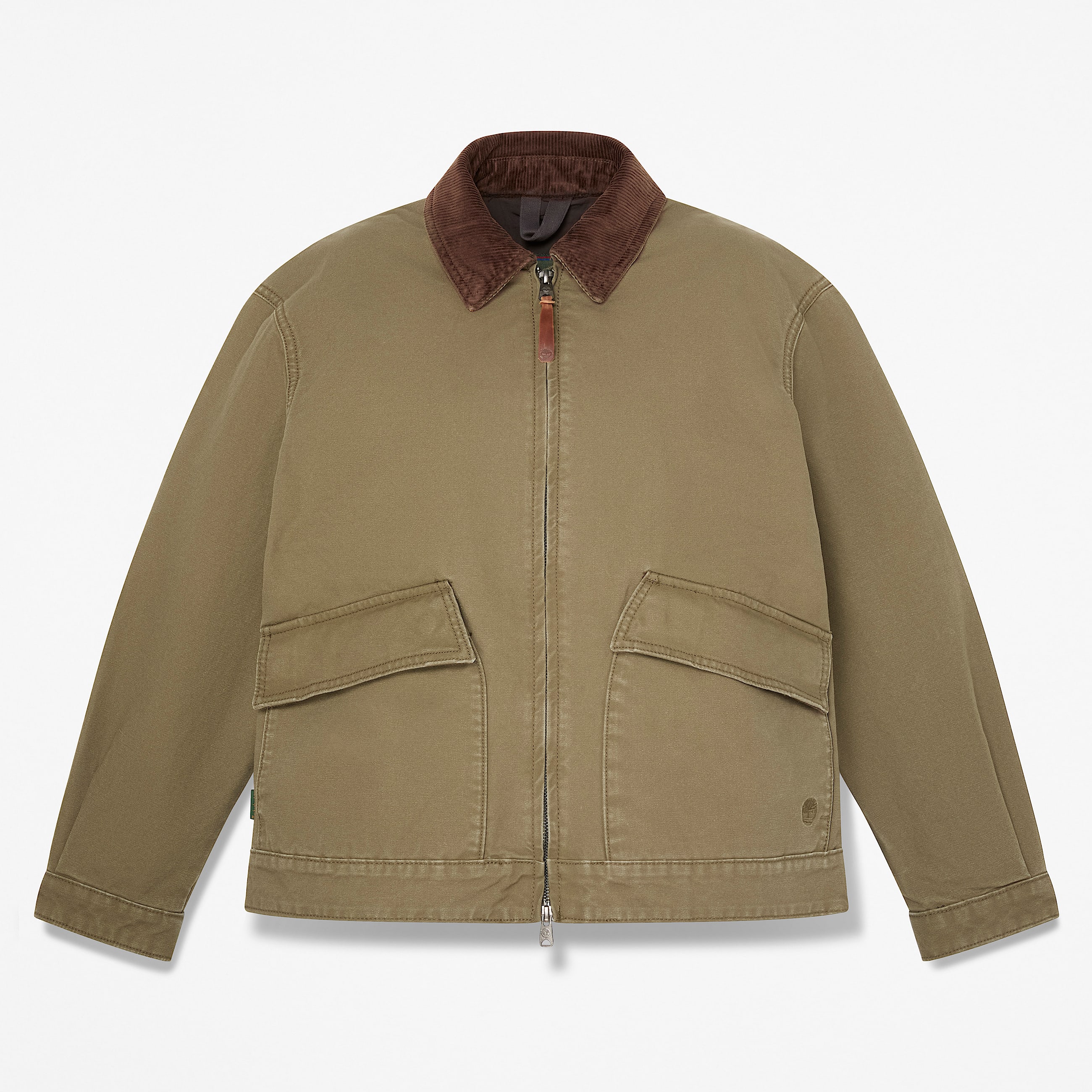 Chaqueta de lona lavada Strafford 20 para mujer en verde oscuro TBL verde HERO