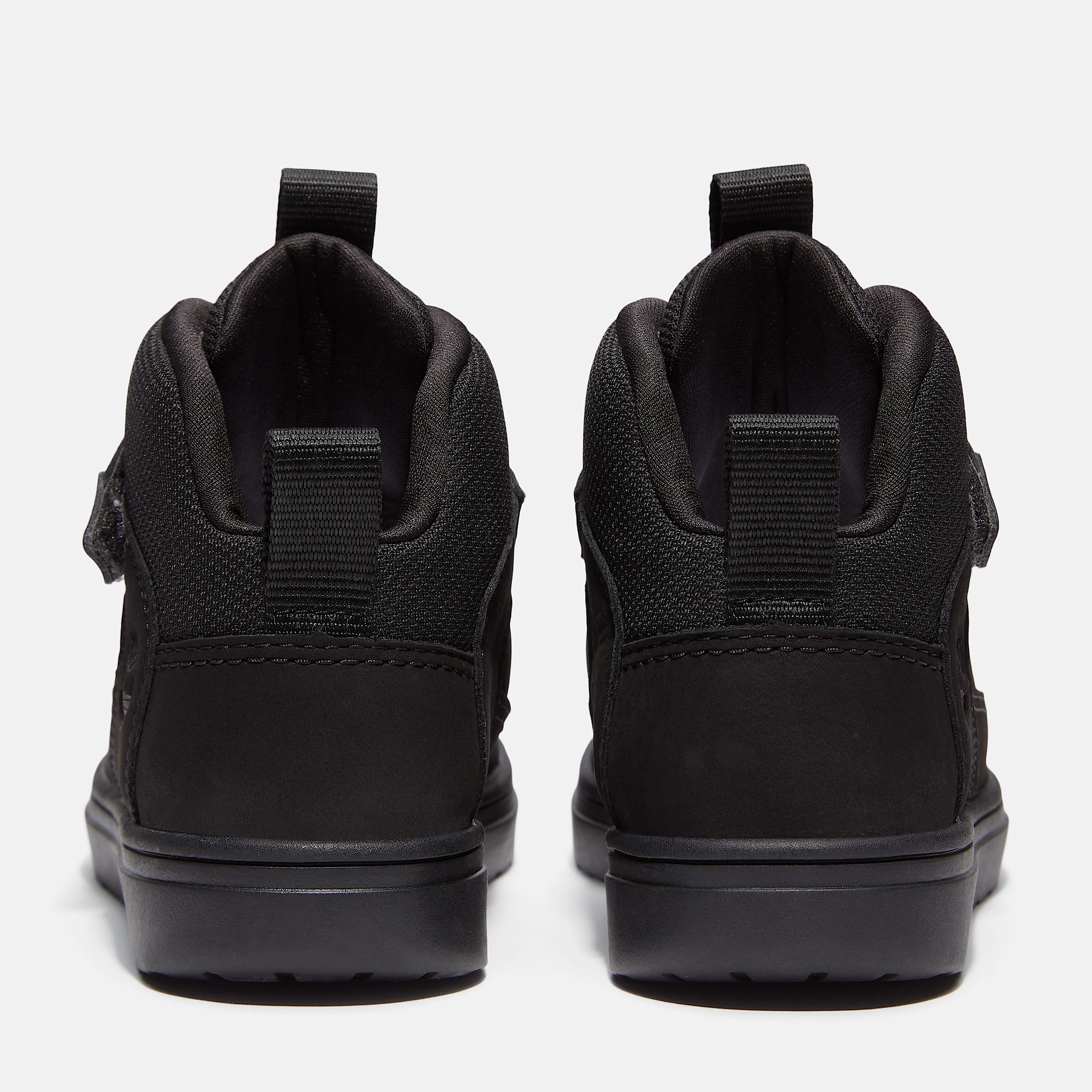 Lisbon Street Mid HookandLoop Trainer for Junior in Black TBL Black ALT5