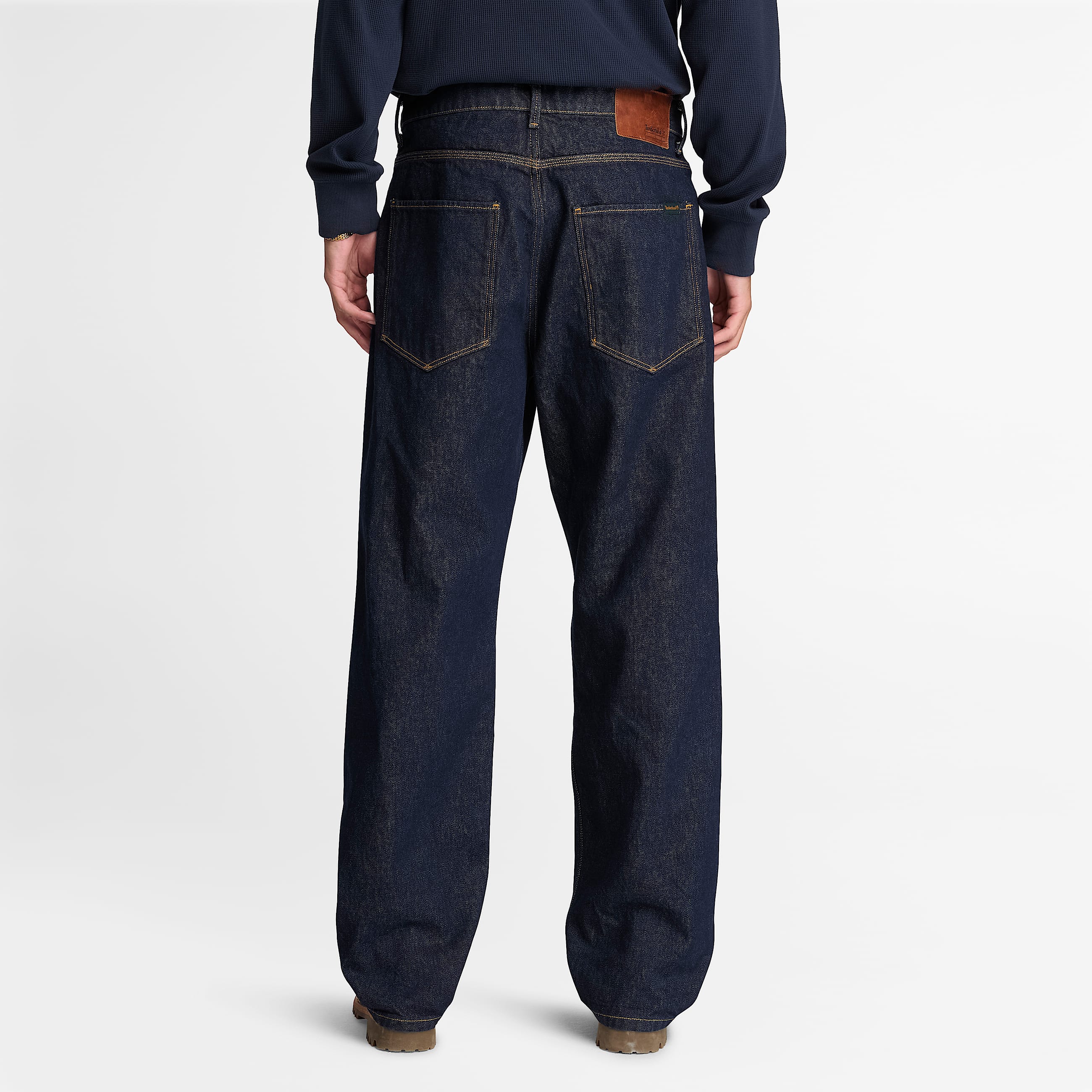 Ttsiddende denimbukser til mnd i mrkebl TBL Bl ALT8