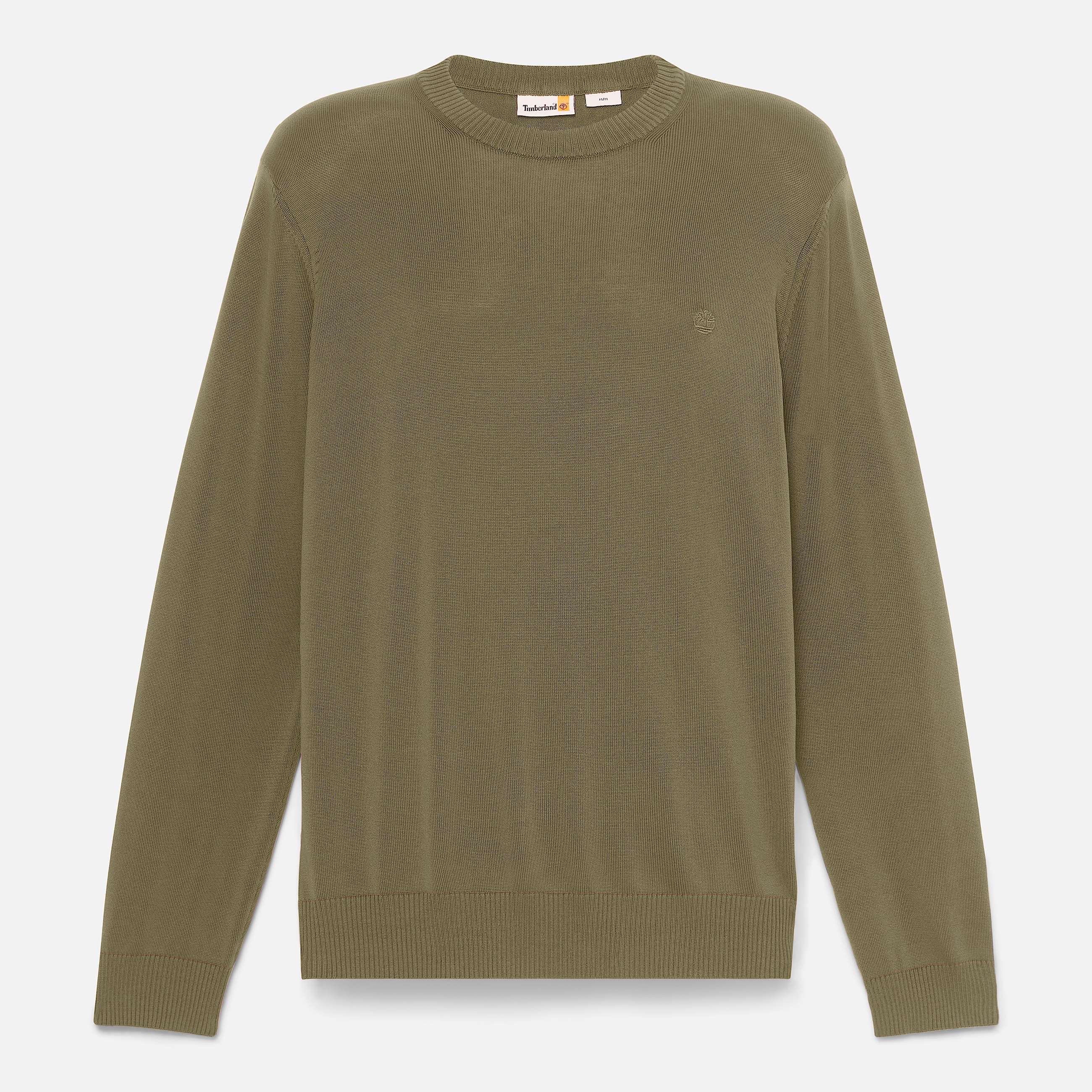 Merrymack River Garment Dyed Jumper for Men in Green TBL Grn HERO