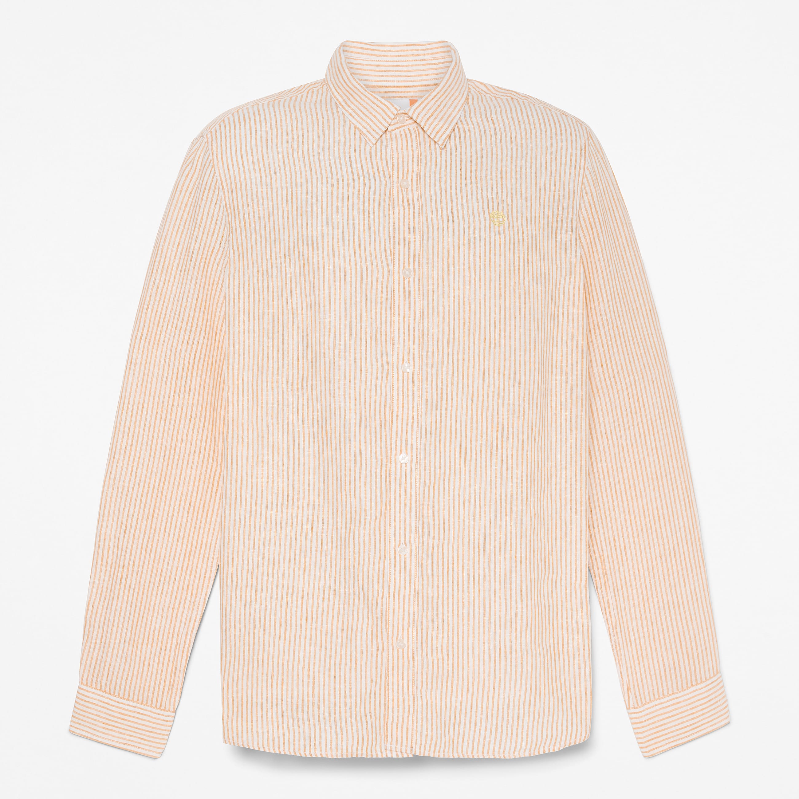 Camicia in Lino Vestibilit Regular Mill Brook da Uomo in giallo TBL giallo HERO