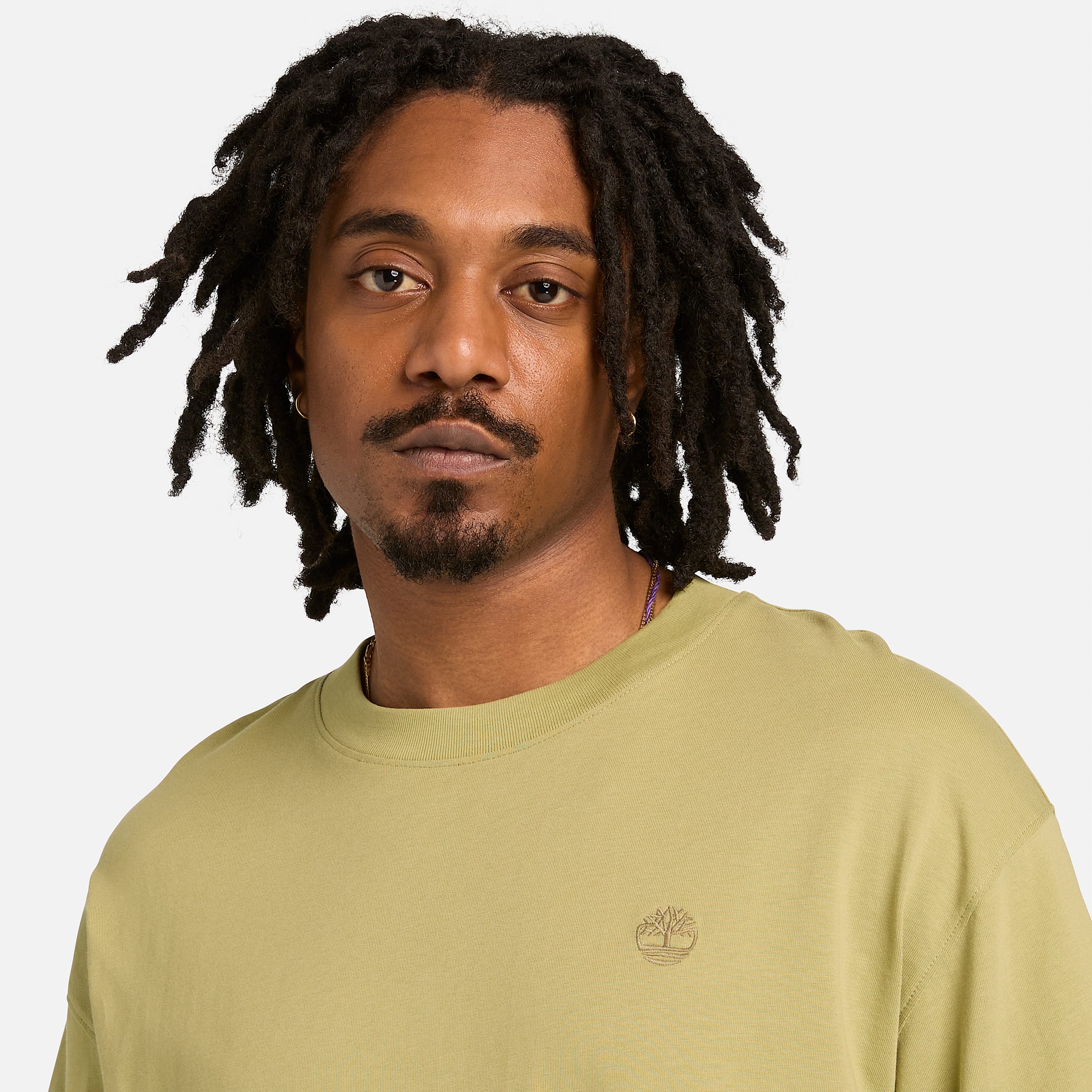Tshirt a Maniche Corte Dunstan River da Uomo in verde TBL verde ALT3