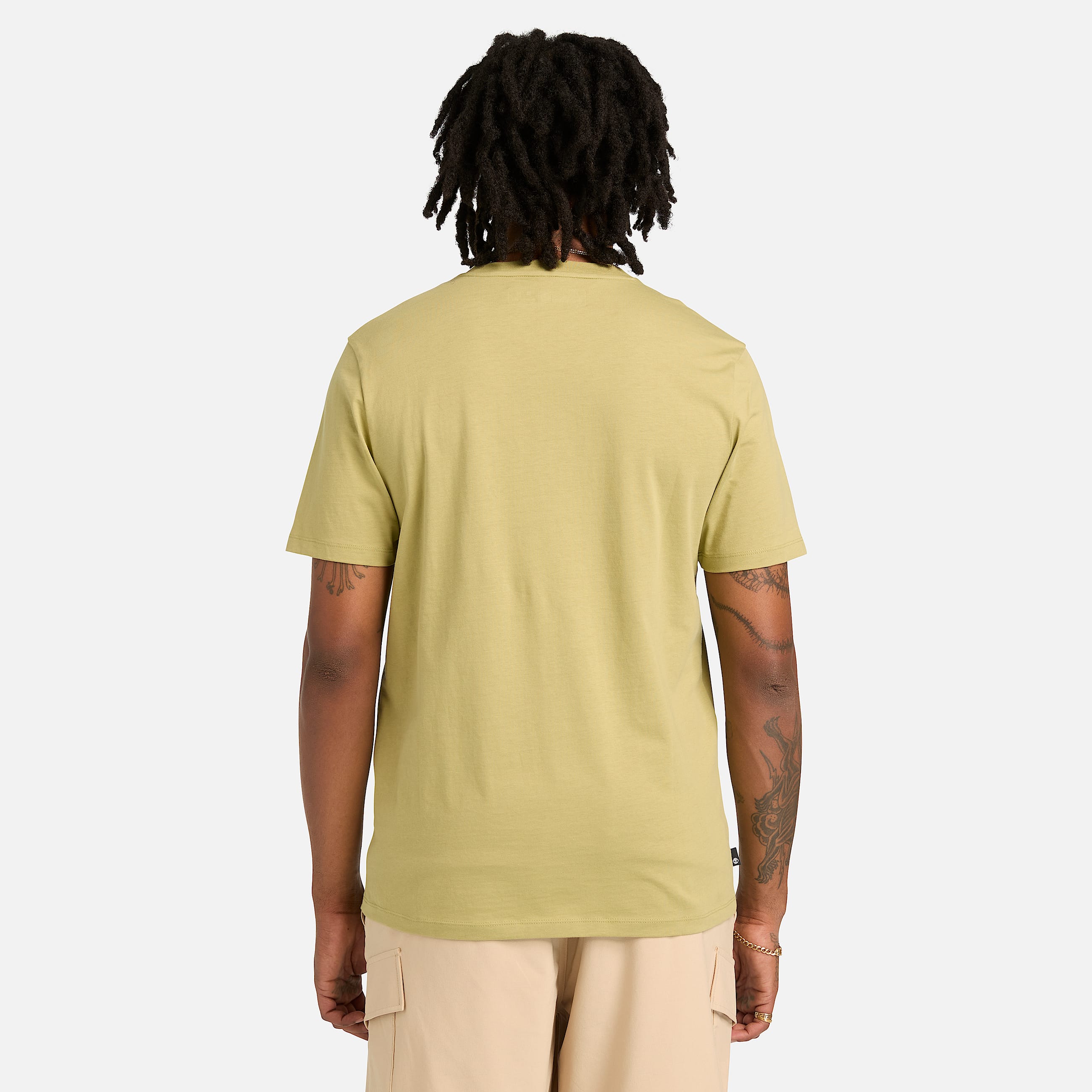 Tshirt a Maniche Corte con Logo Lineare Kennebec River da Uomo in verde TBL verde ALT8