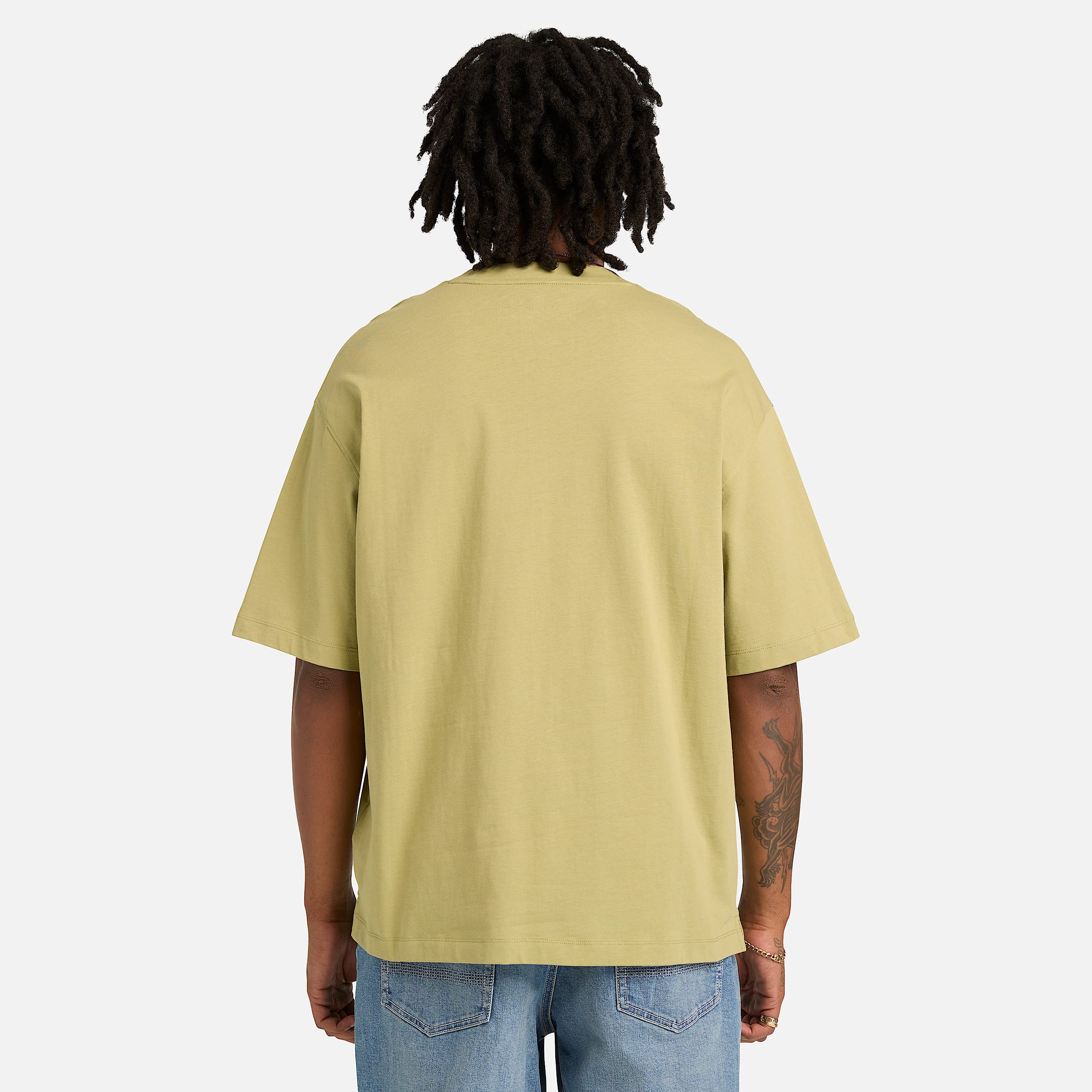 Tshirt a Maniche Corte Dunstan River da Uomo in verde TBL verde ALT8