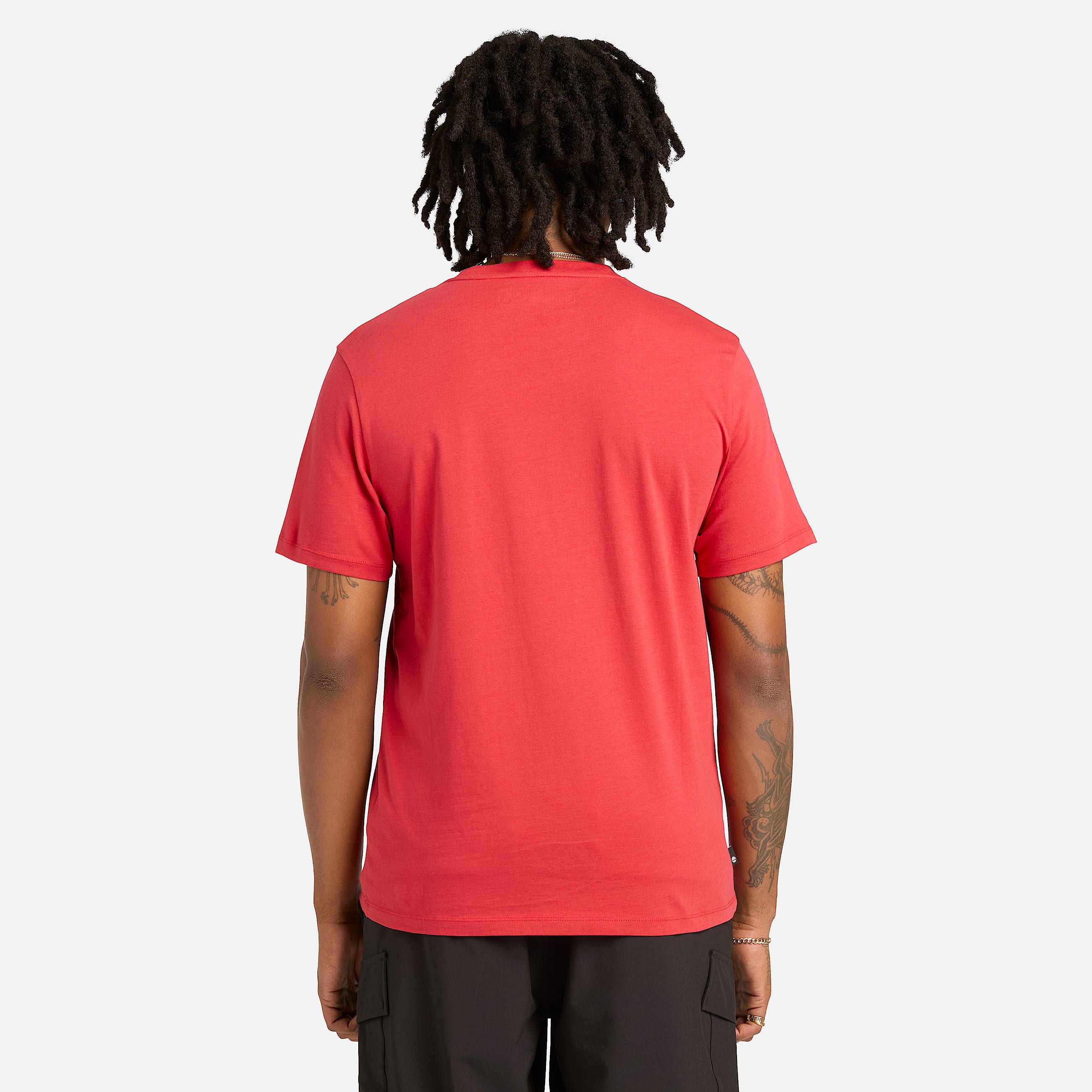 Tshirt a Maniche Corte con Logo Lineare Kennebec River da Uomo in rosso TBL rosso ALT8