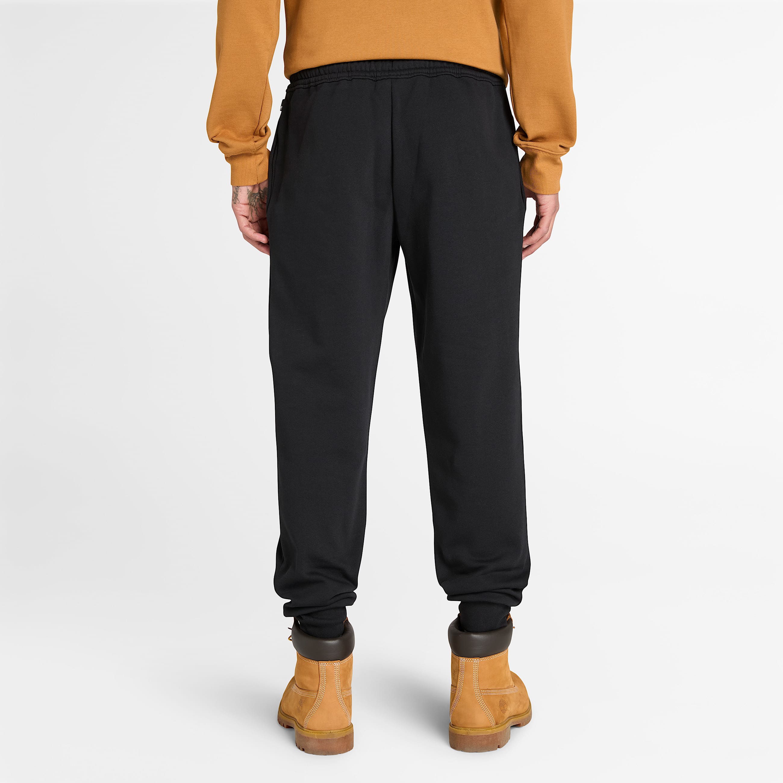 Kennebec River Brushed Back Sweatpant for Men in Black TBL Svart ALT9
