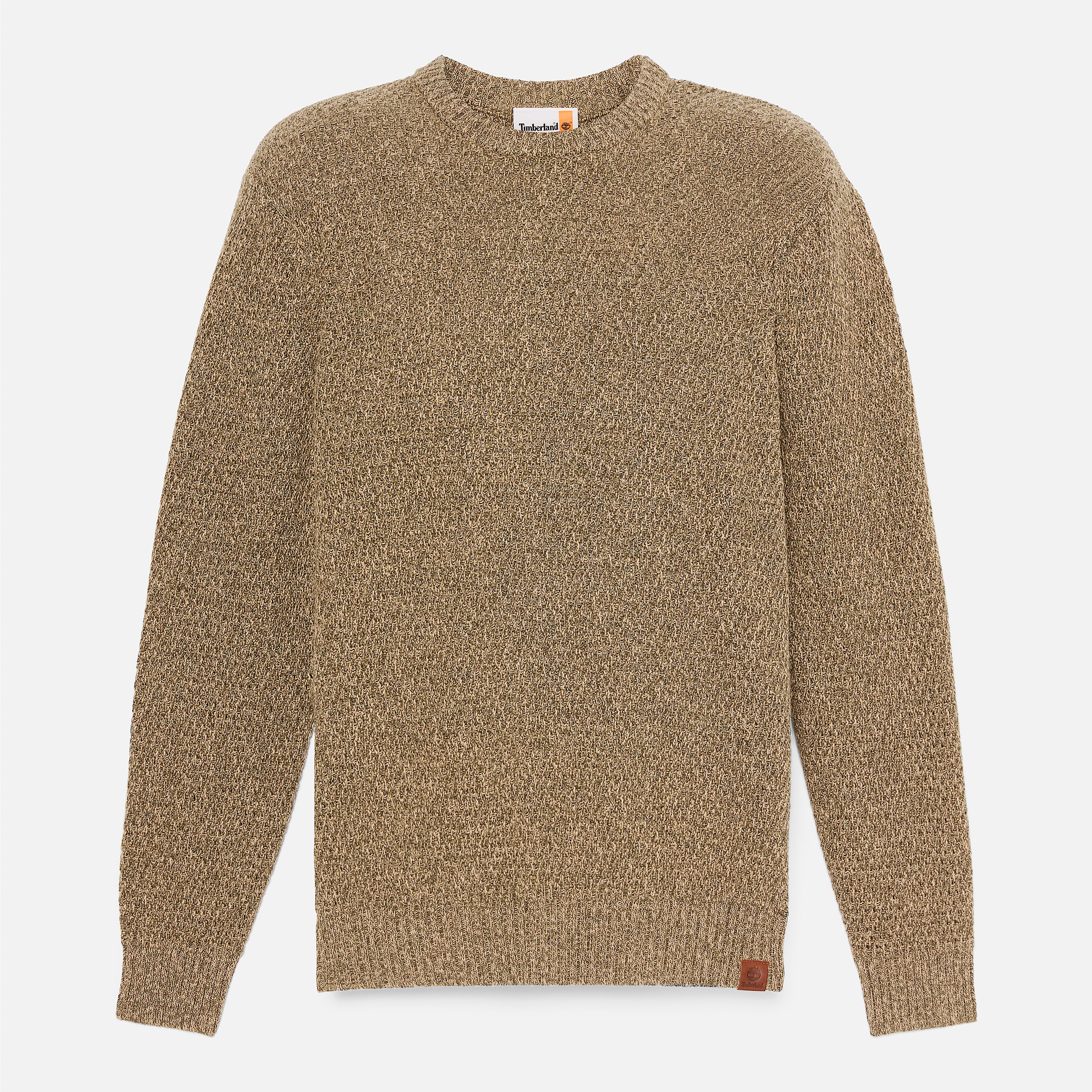 Cotton Textured Jumper for Men in Green TBL Grn HERO