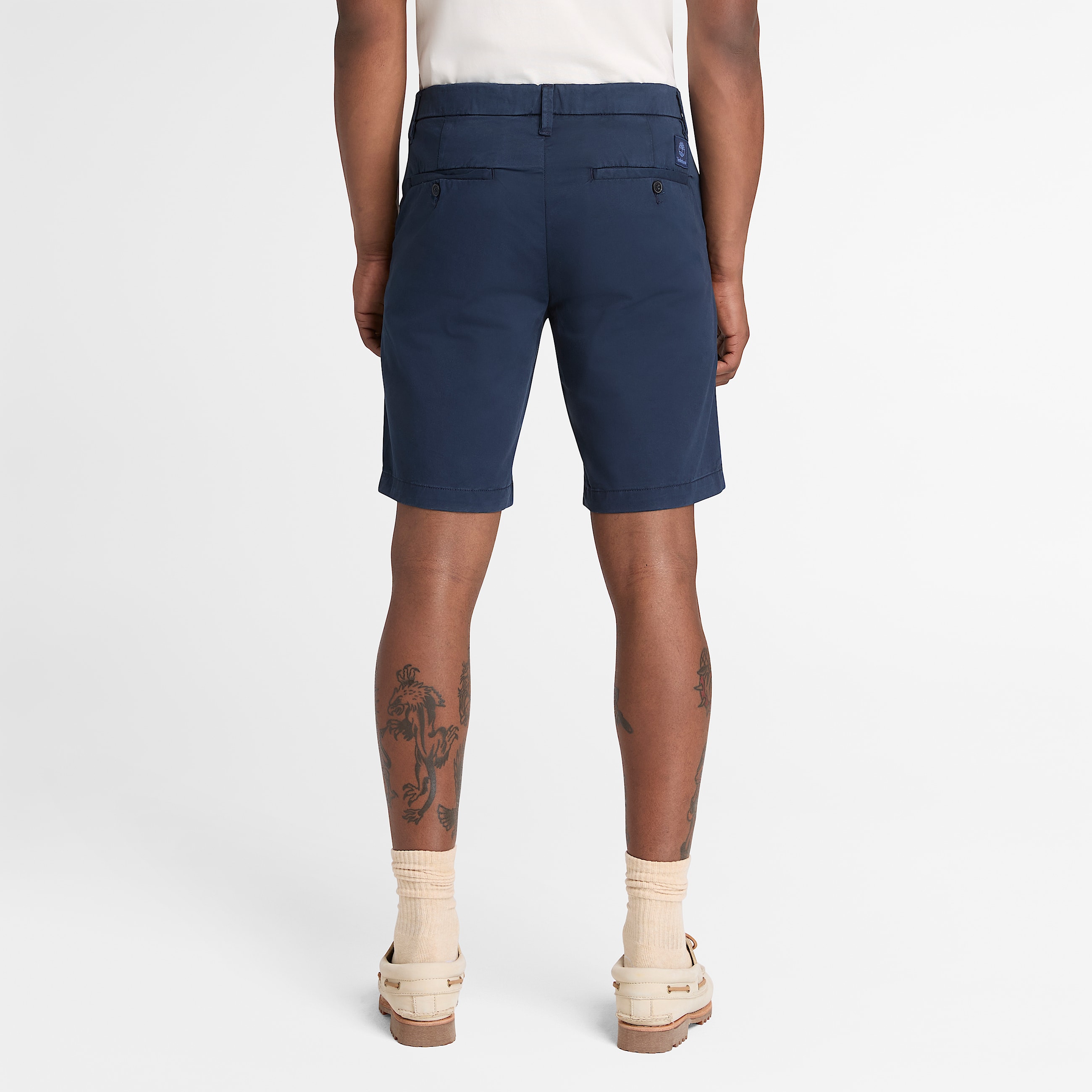Claremont Twill Chino Shorts fr herr i mrkbl TBL Bl ALT8
