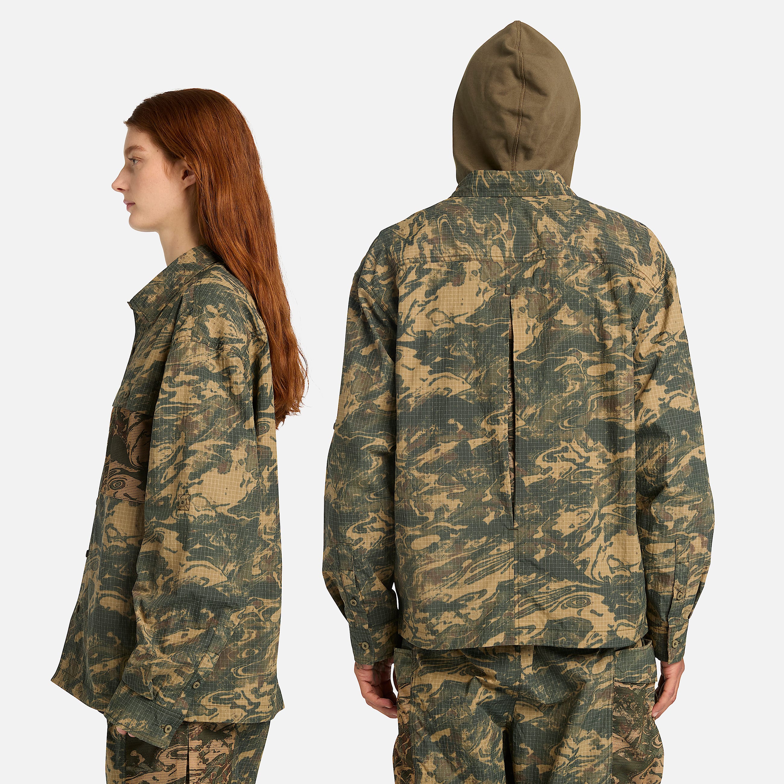 Overshirt Mimetica in multicolore TBL multicolore ALT2