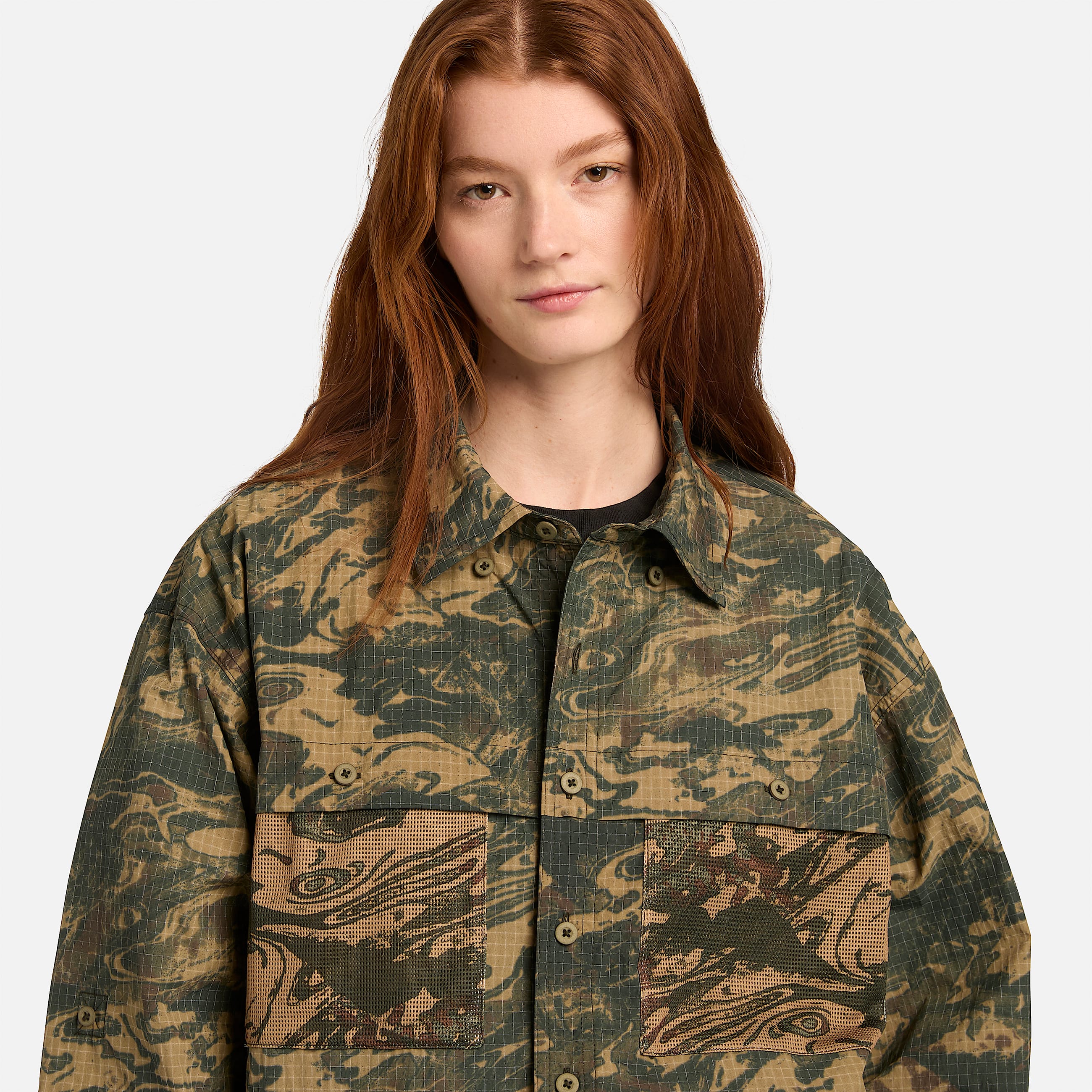 Overshirt Mimetica in multicolore TBL multicolore ALT4