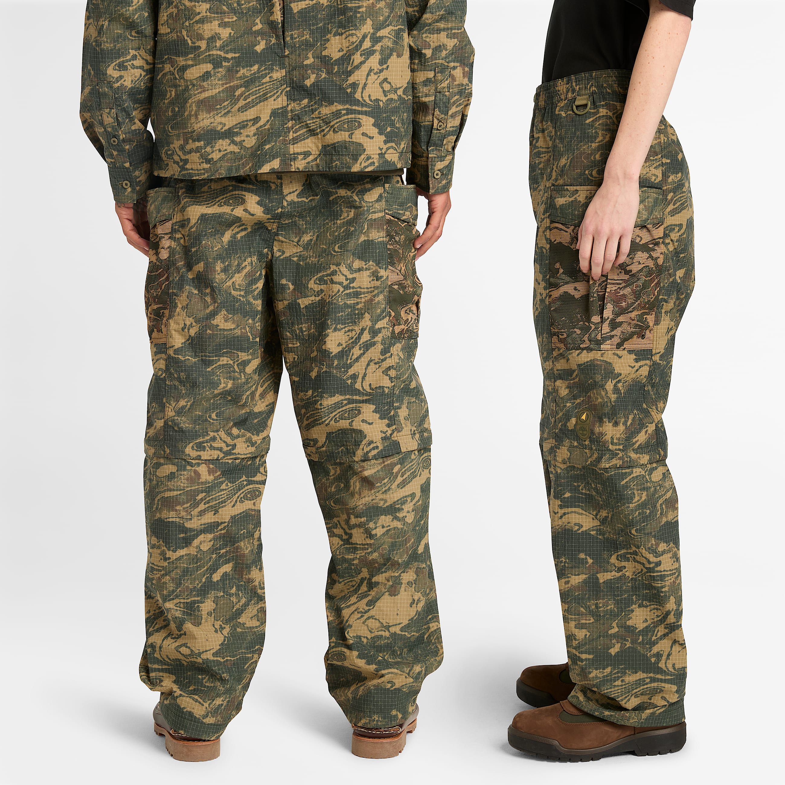 Pantaloni Mimetici Convertibili da Uomo in multicolore TBL multicolore ALT2