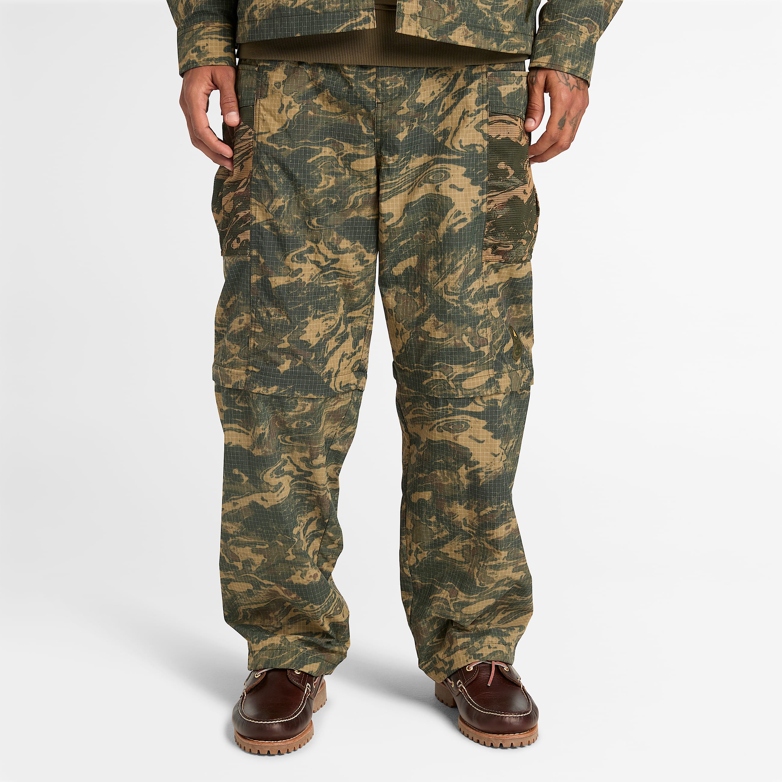 Pantaloni Mimetici Convertibili da Uomo in multicolore TBL multicolore ALT3