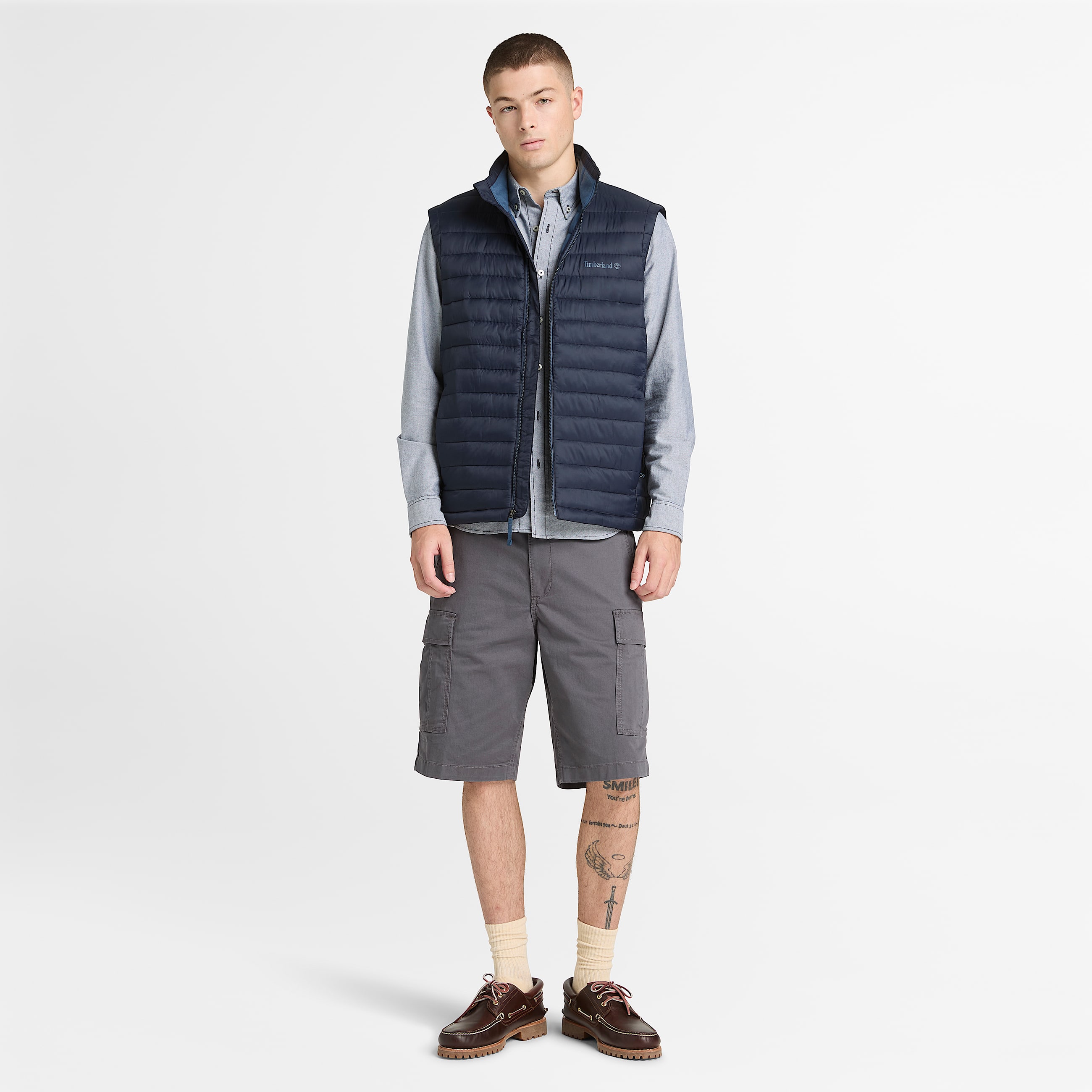 Axis Peak Durable WaterRepellent Vest for Men in Blue TBL Bl ALT2