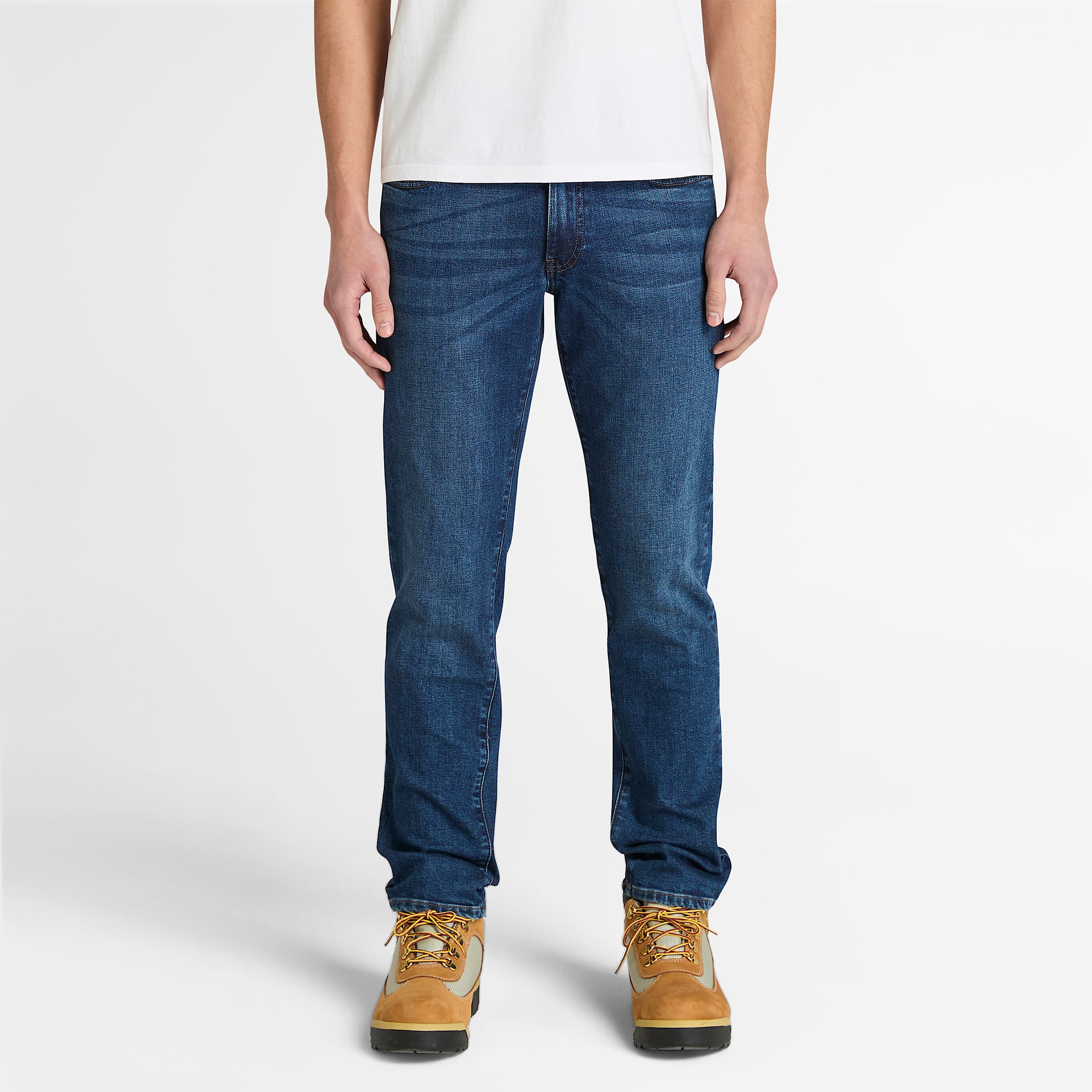 Schmale StretchJeans fr Herren in Blau TBL Blau ALT1