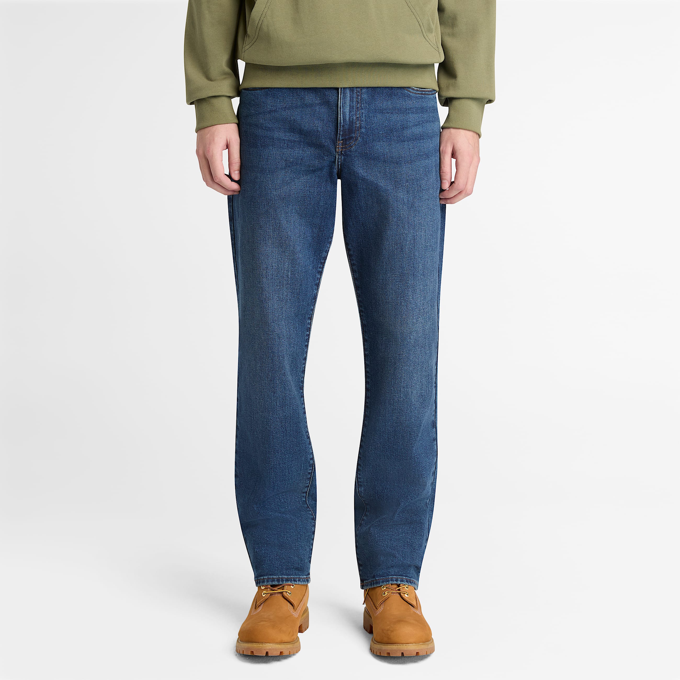 Gerade StretchJeans fr Herren in Blau TBL Blau ALT1