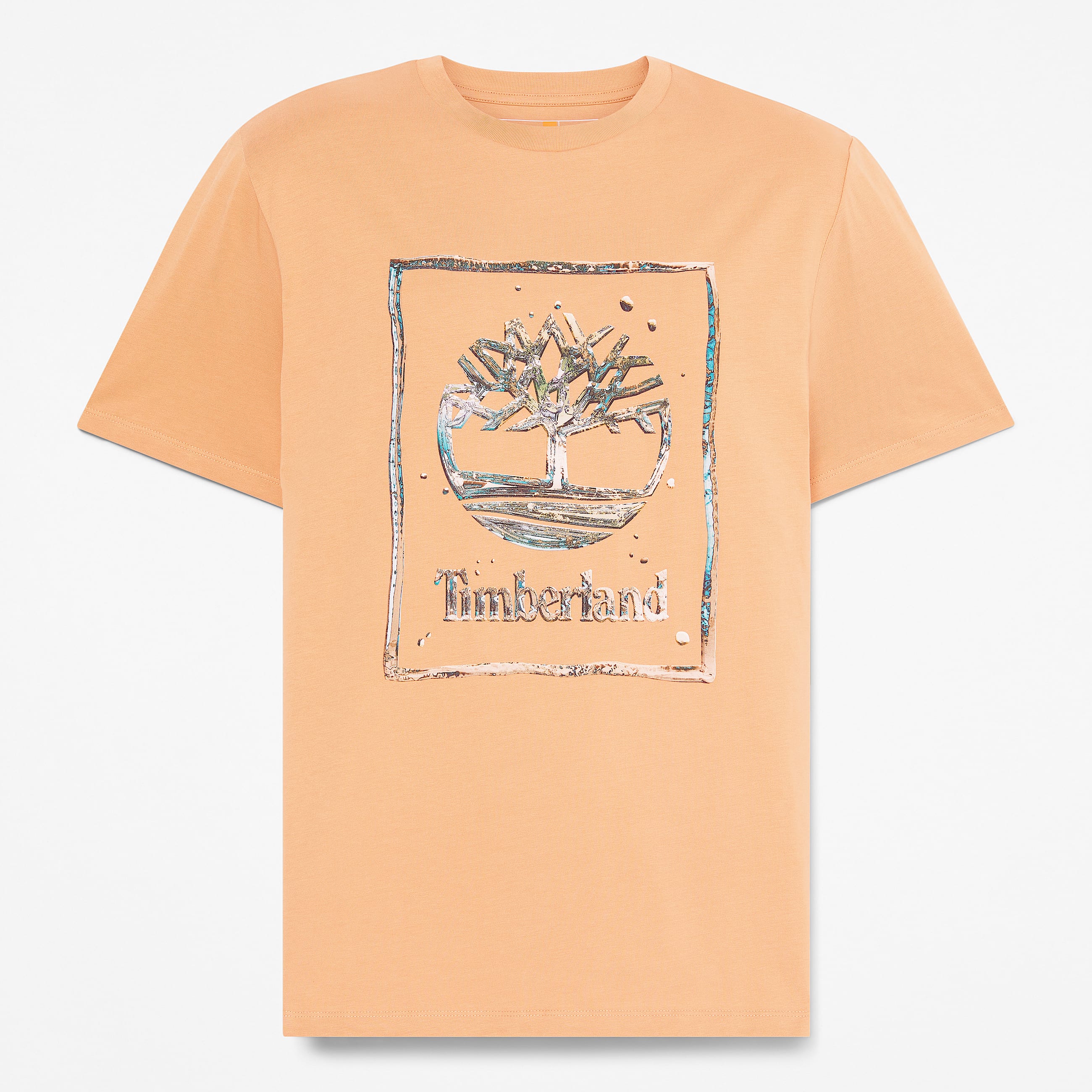 Tshirt a Maniche Corte con Logo Grafico Acqua da Uomo in beige TBL beige HERO