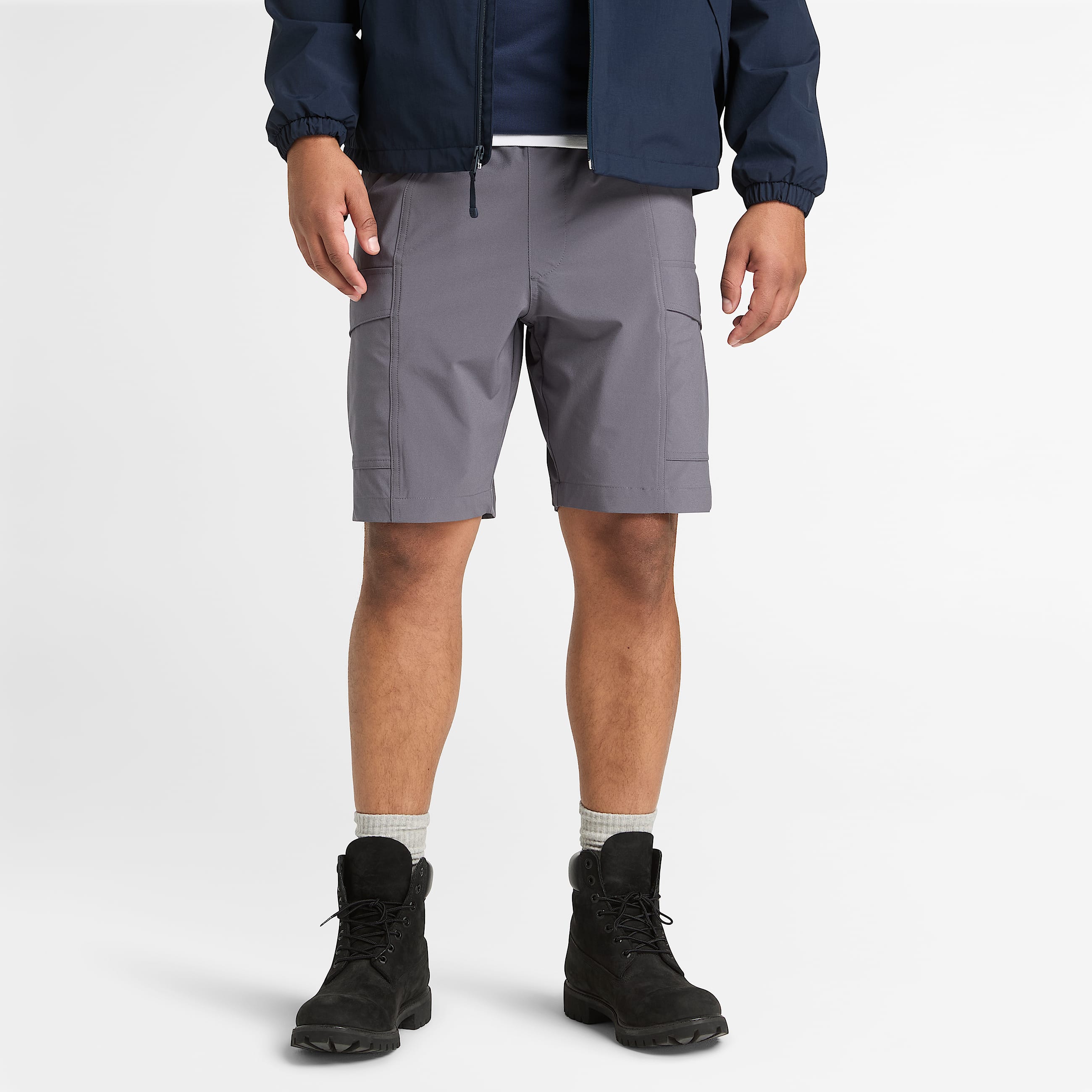 QuickDry Cargo Short for Men in Grey TBL Gr ALT1