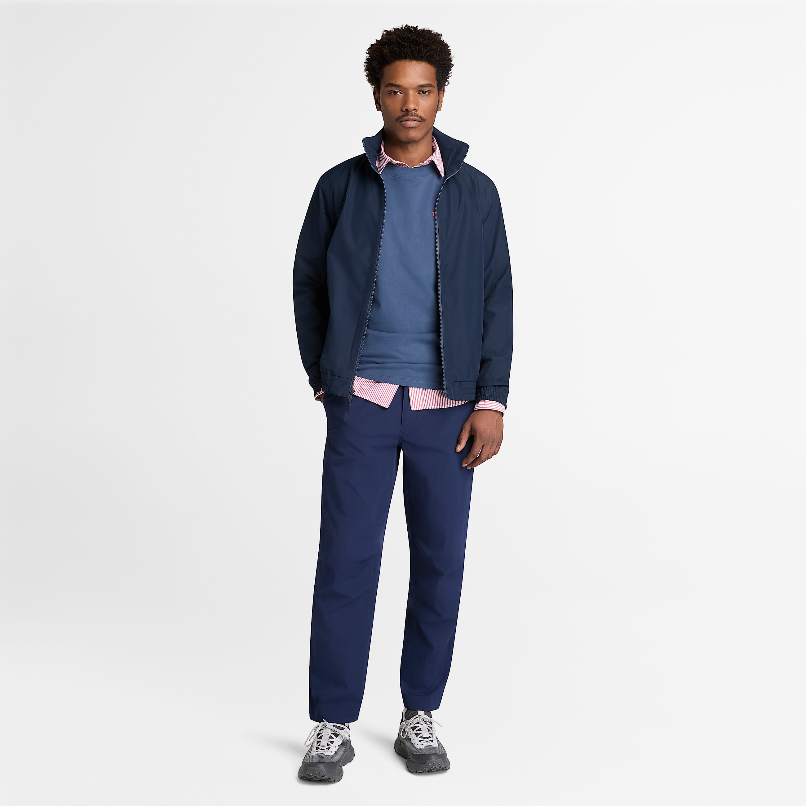 QuickDry Mobi Flex Tech Trouser for Men in Blue TBL Bl ALT2