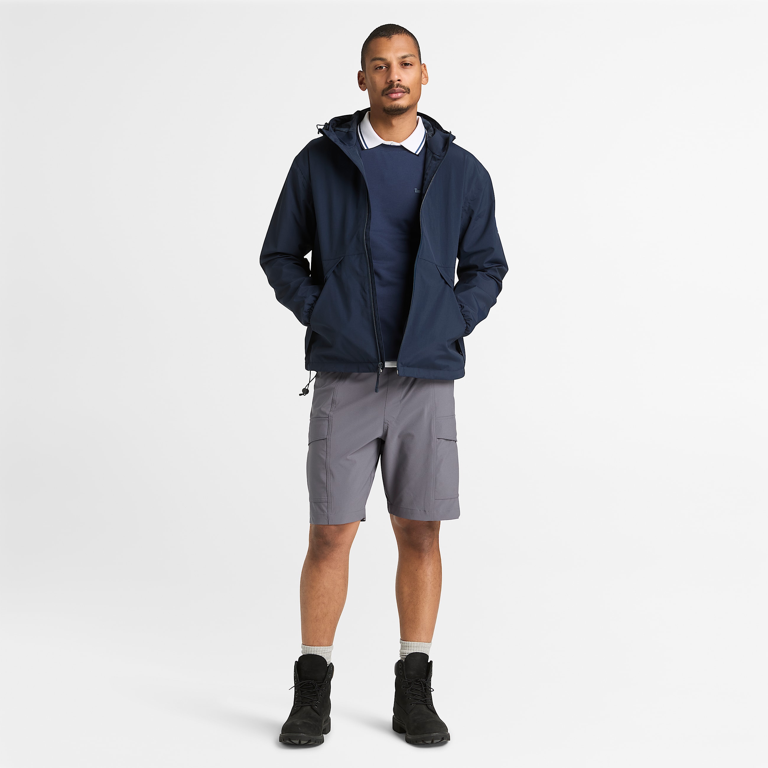 QuickDry Cargo Short for Men in Grey TBL Gr ALT2